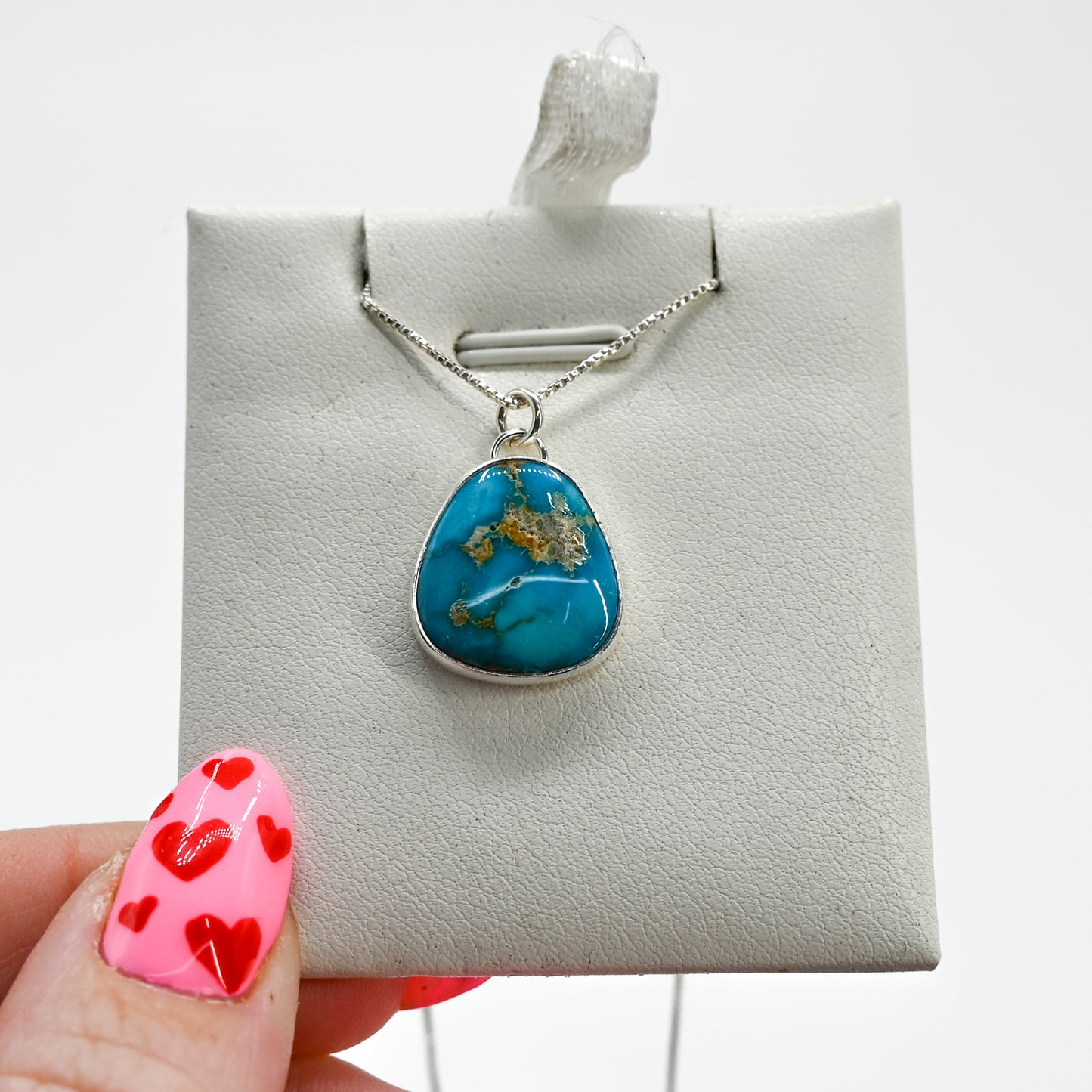 XL Kingman turquoise necklace