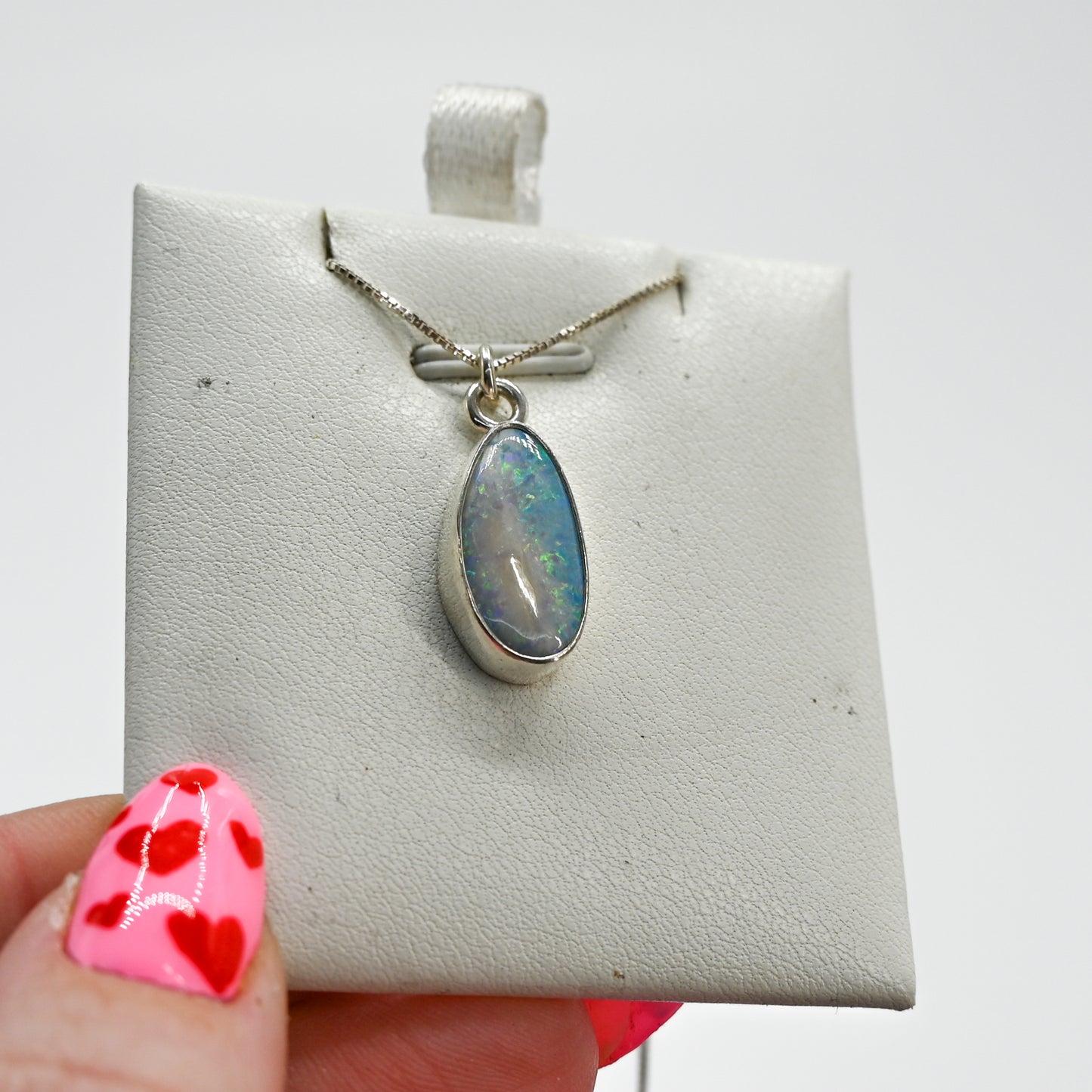 Australian opal necklace