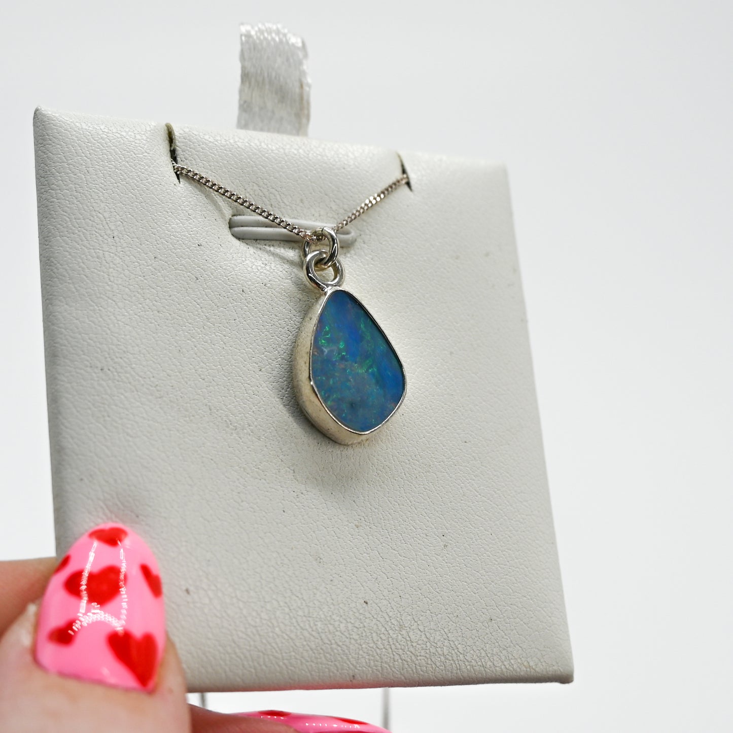 Australian opal necklace