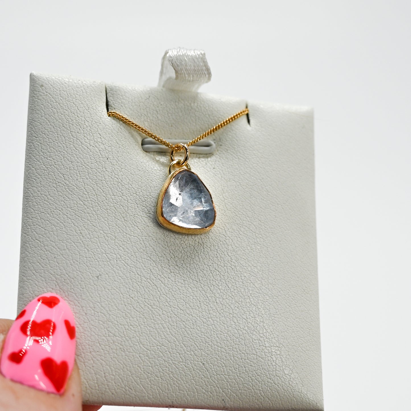 Gold fill rose cut beryl