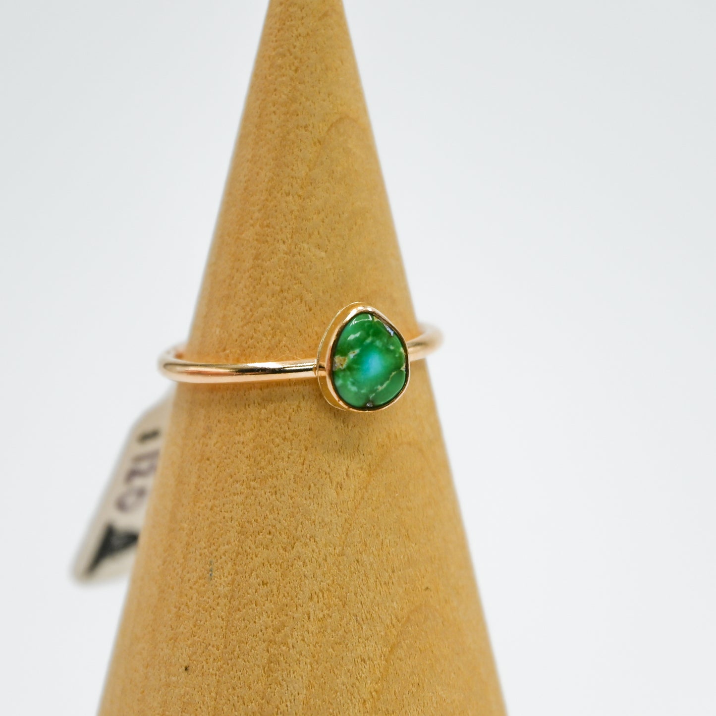 Gold fill sonoran gold turquoise size 8.25