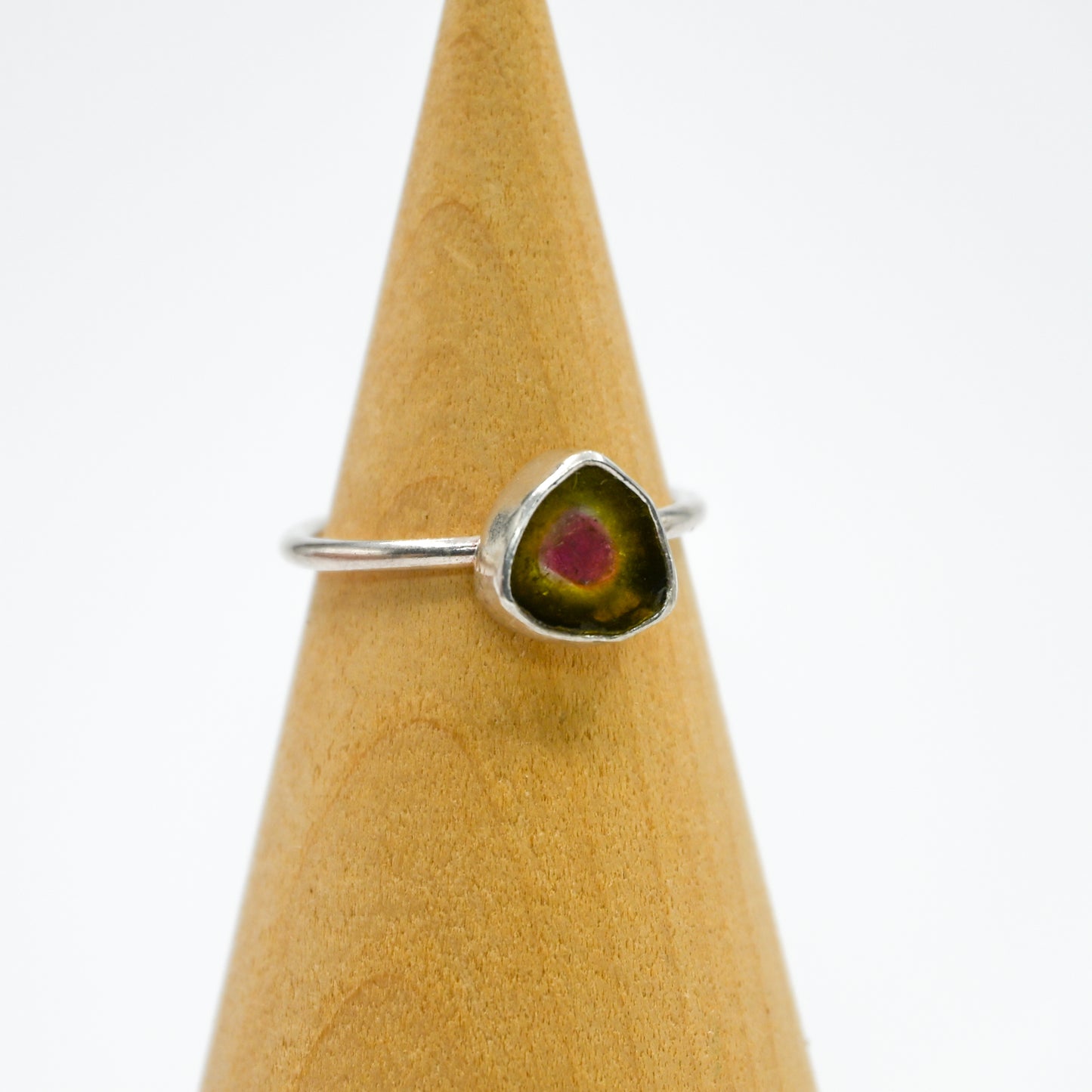 Watermelon tourmaline slice size 7
