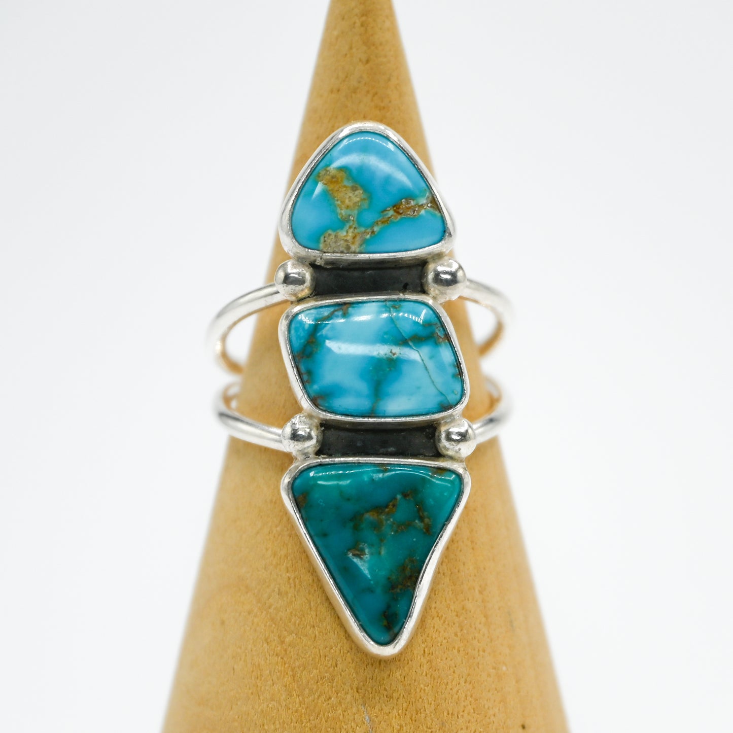 Triple kingman, sierra nevada and blue bird turquoise size 8.5