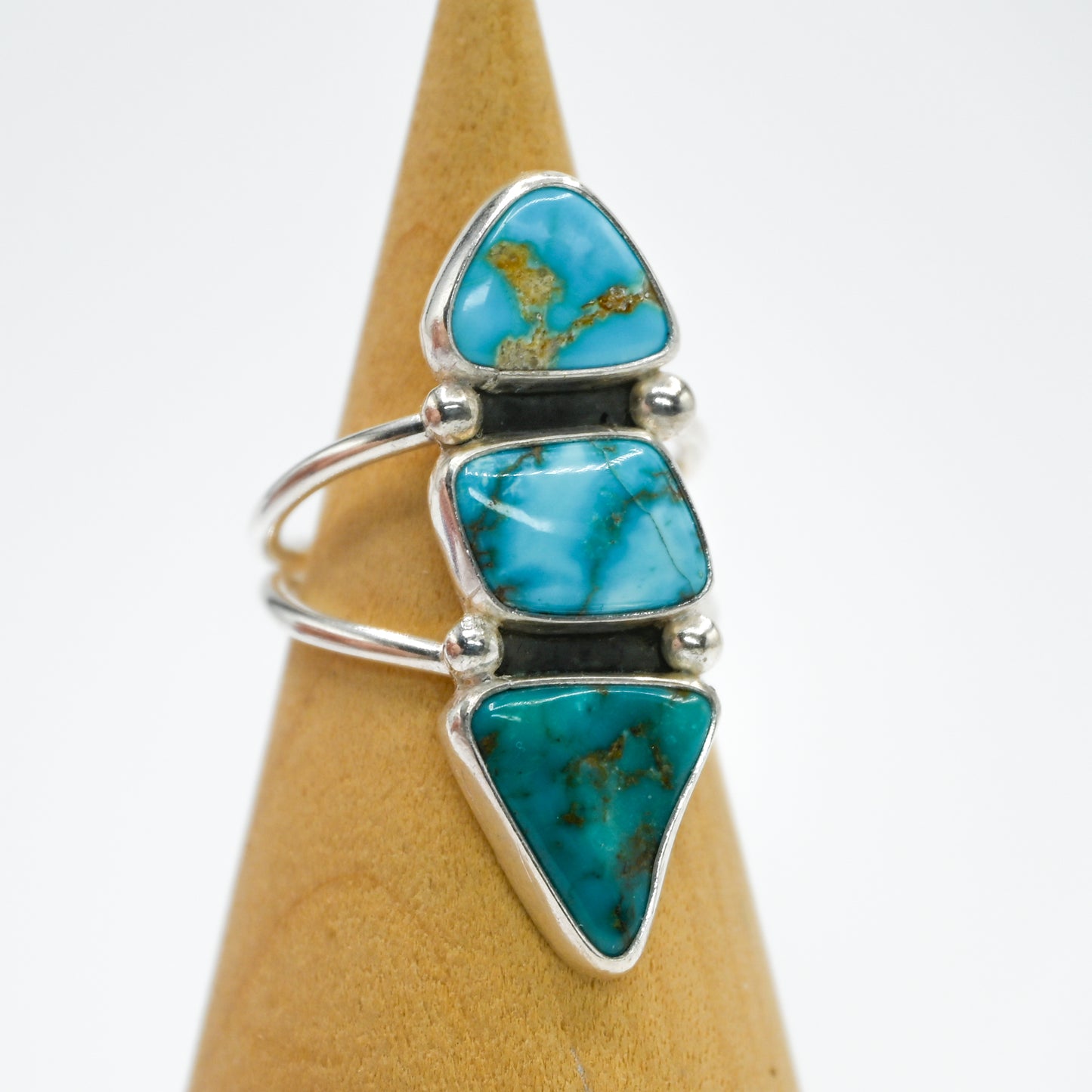 Triple kingman, sierra nevada and blue bird turquoise size 8.5