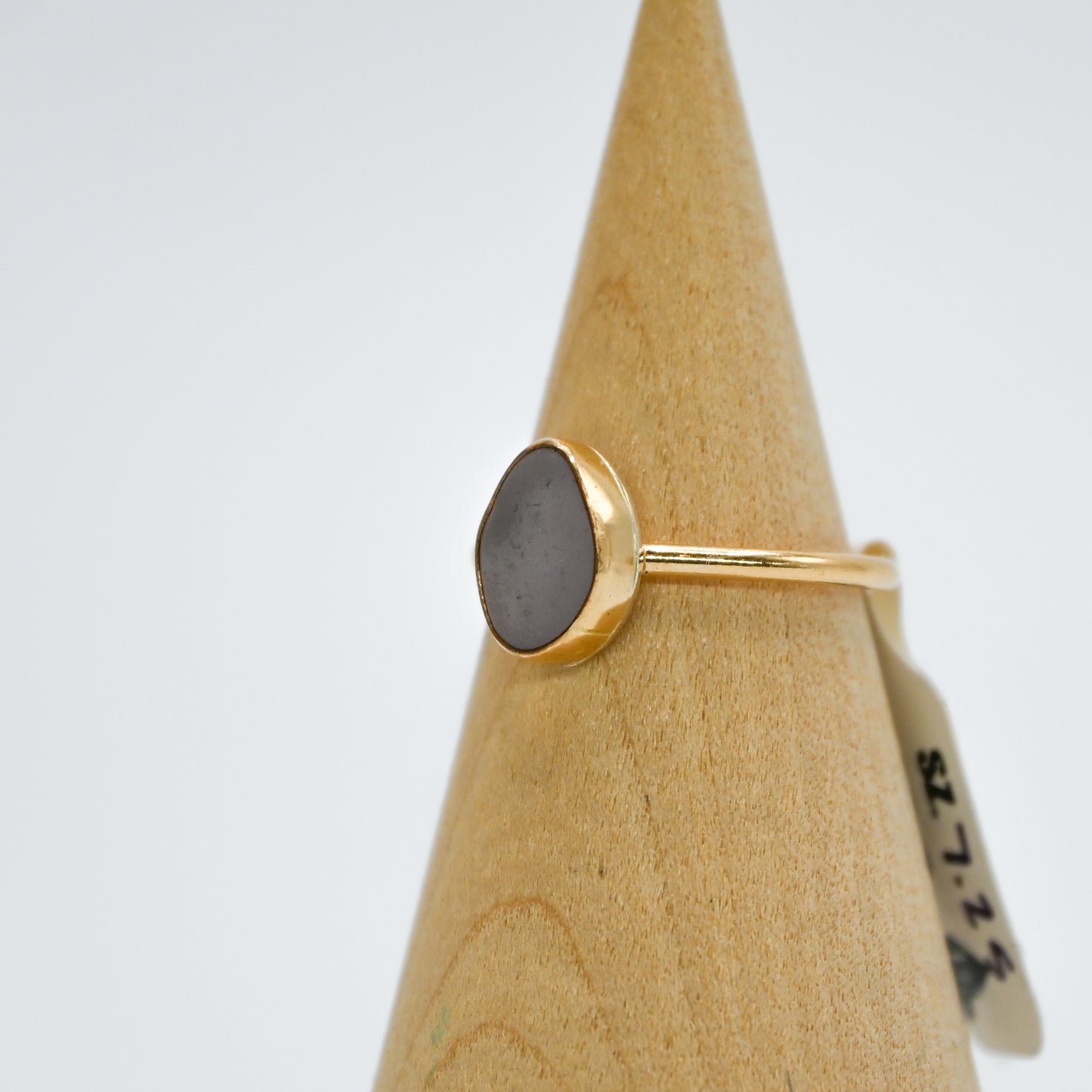 Gold fill lavender sea glass size 7.25