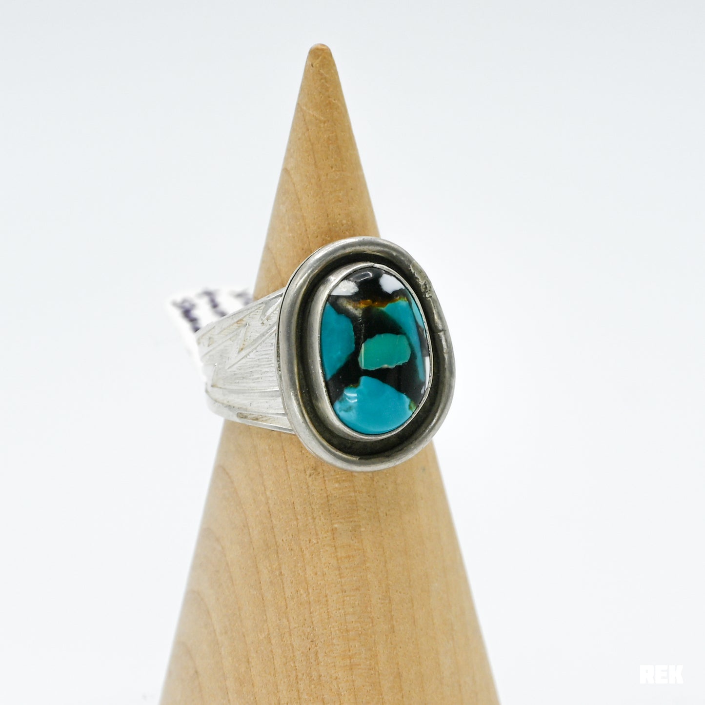 Pilot mountain turquoise and white buffalo size 8.25