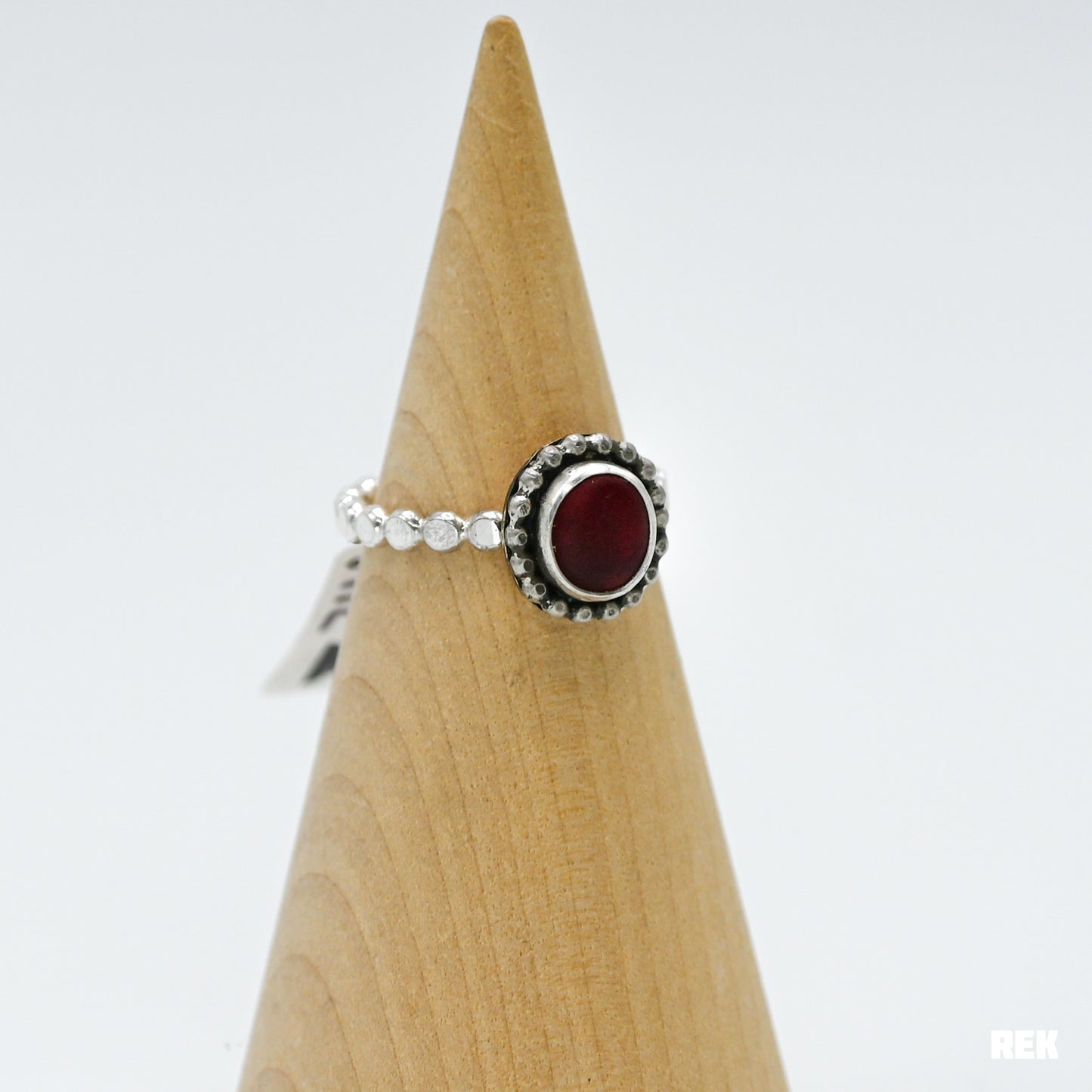 Red sea glass size 6.75