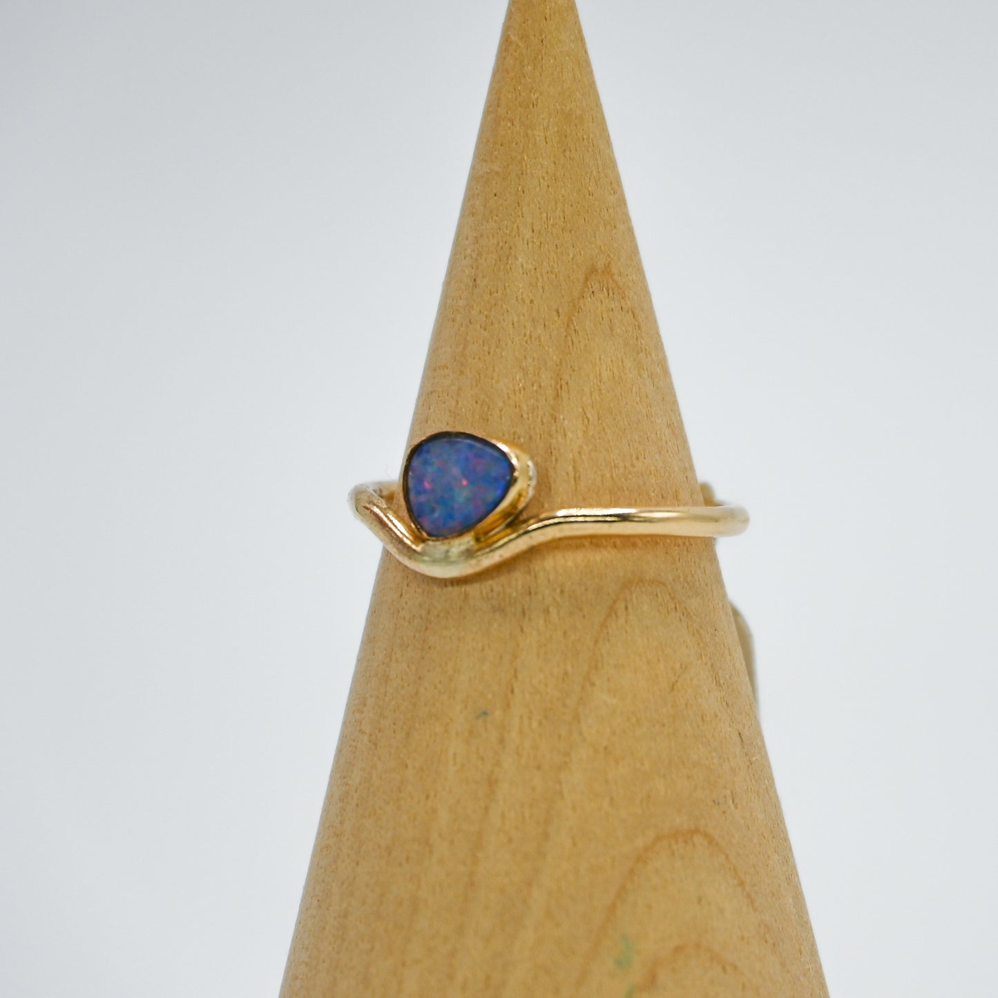 Gold fill curve band size 6.75