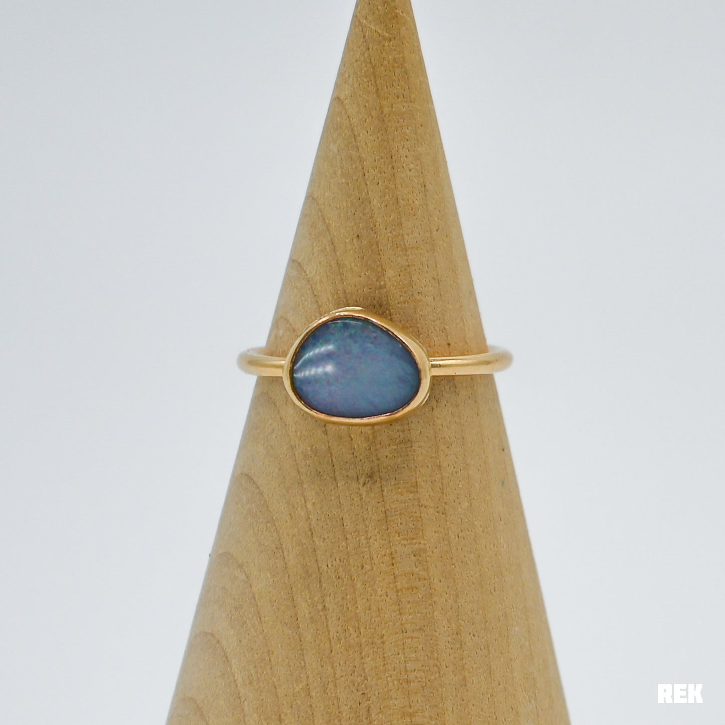 Gold fill Australian opal size 7.5