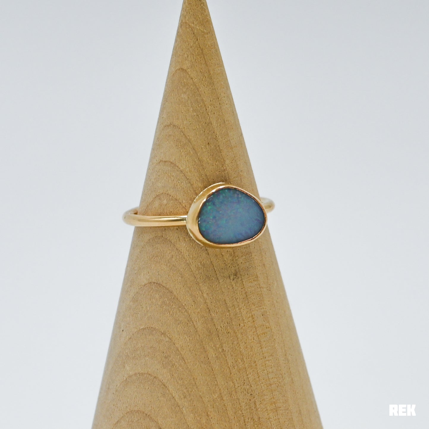 Gold fill Australian opal size 7.5