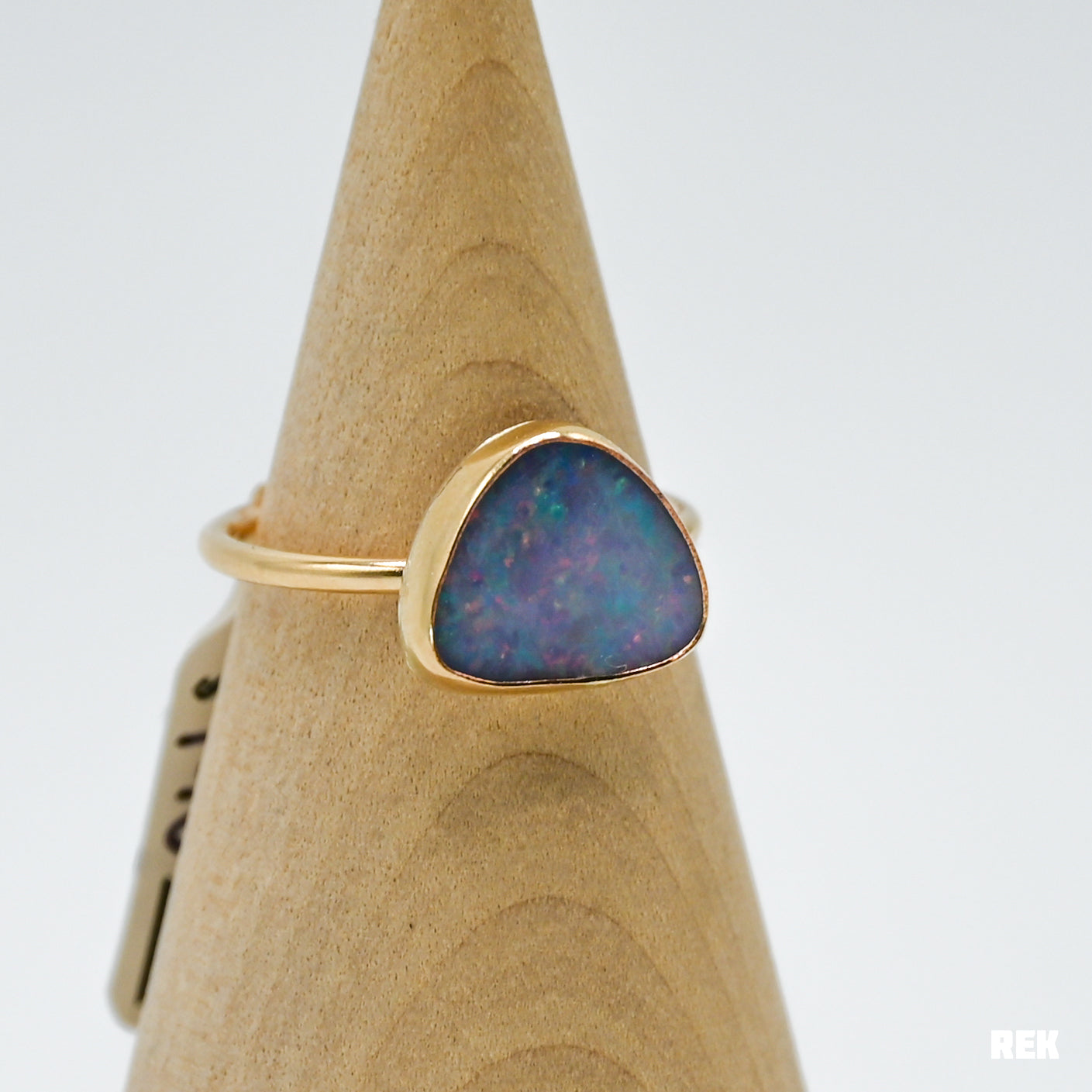 Gold fill Australian opal size 8.25