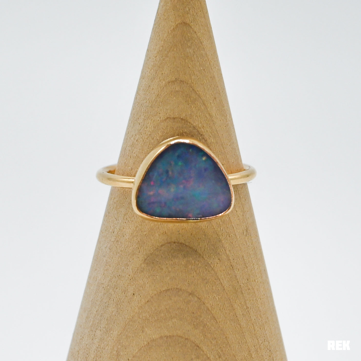 Gold fill Australian opal size 8.25