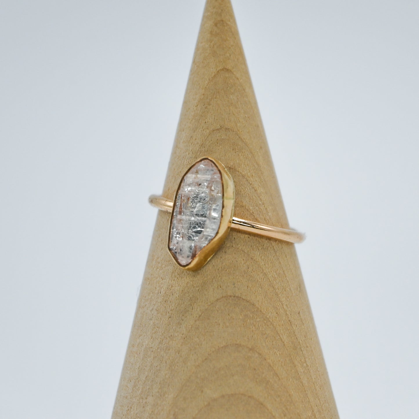 Gold fill herkimer diamond size 7