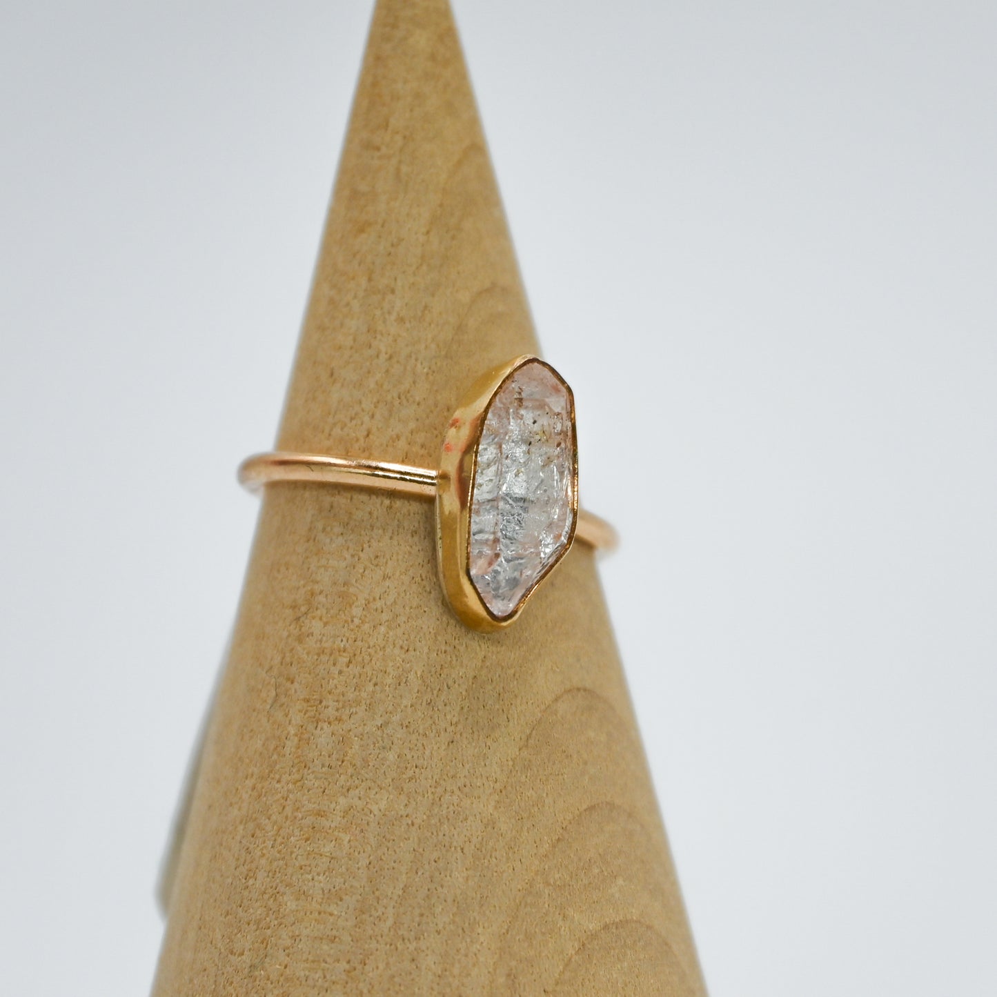Gold fill herkimer diamond size 7
