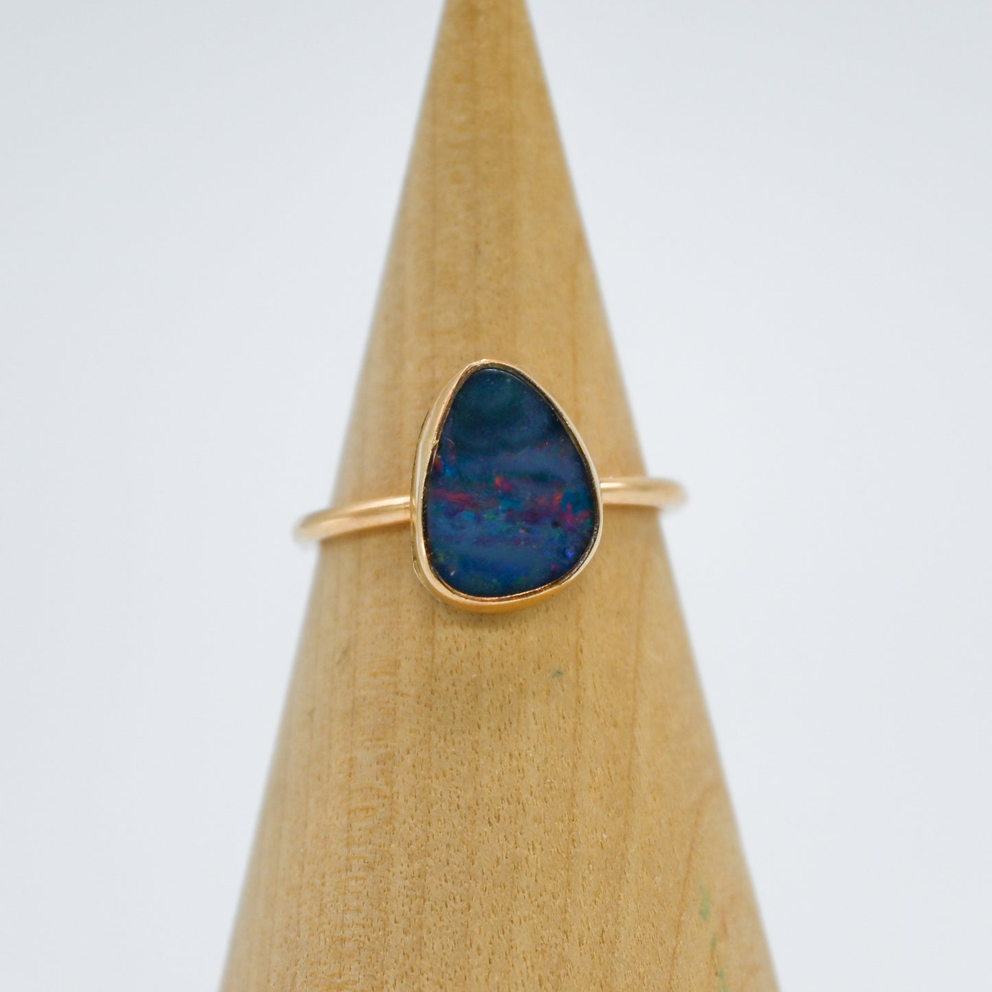 Gold fill Australian opal size 7.75