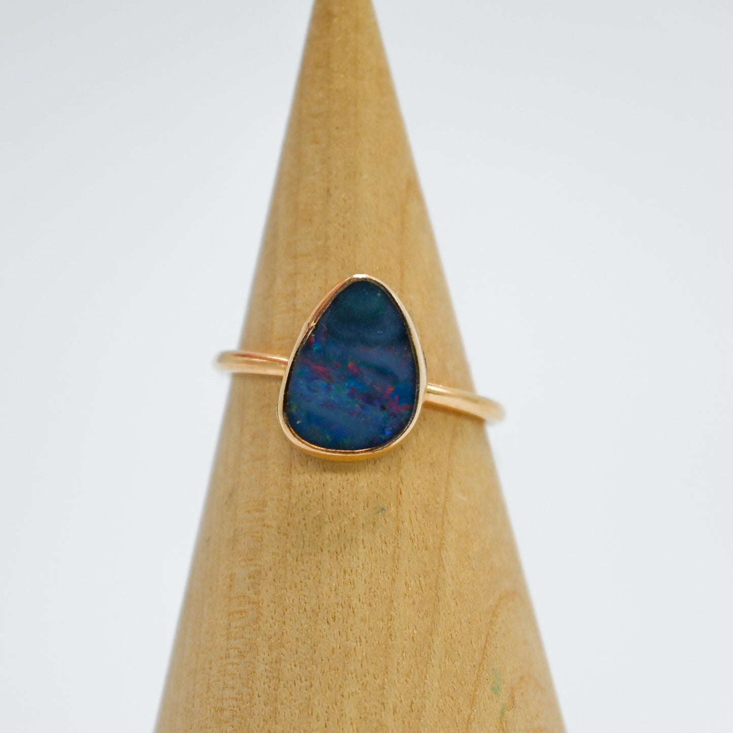 Gold fill Australian opal size 7.75