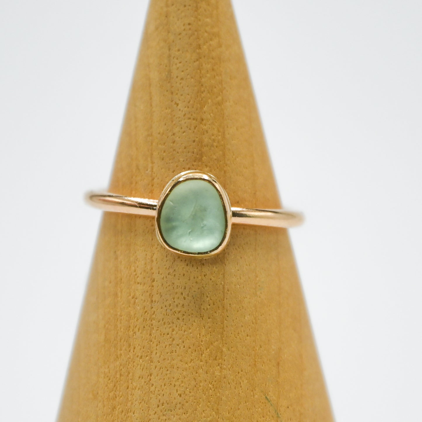 Gold fill UV sea glass size 5.5