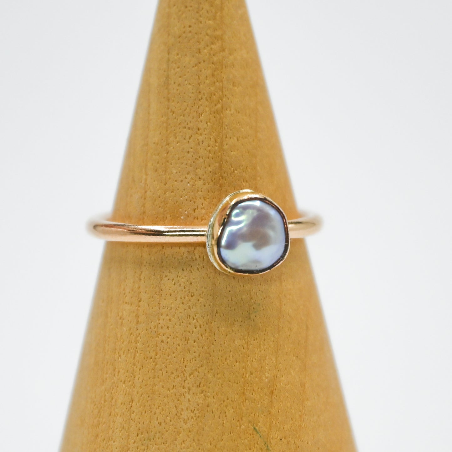 Gold fill keshi pearl size 5.5