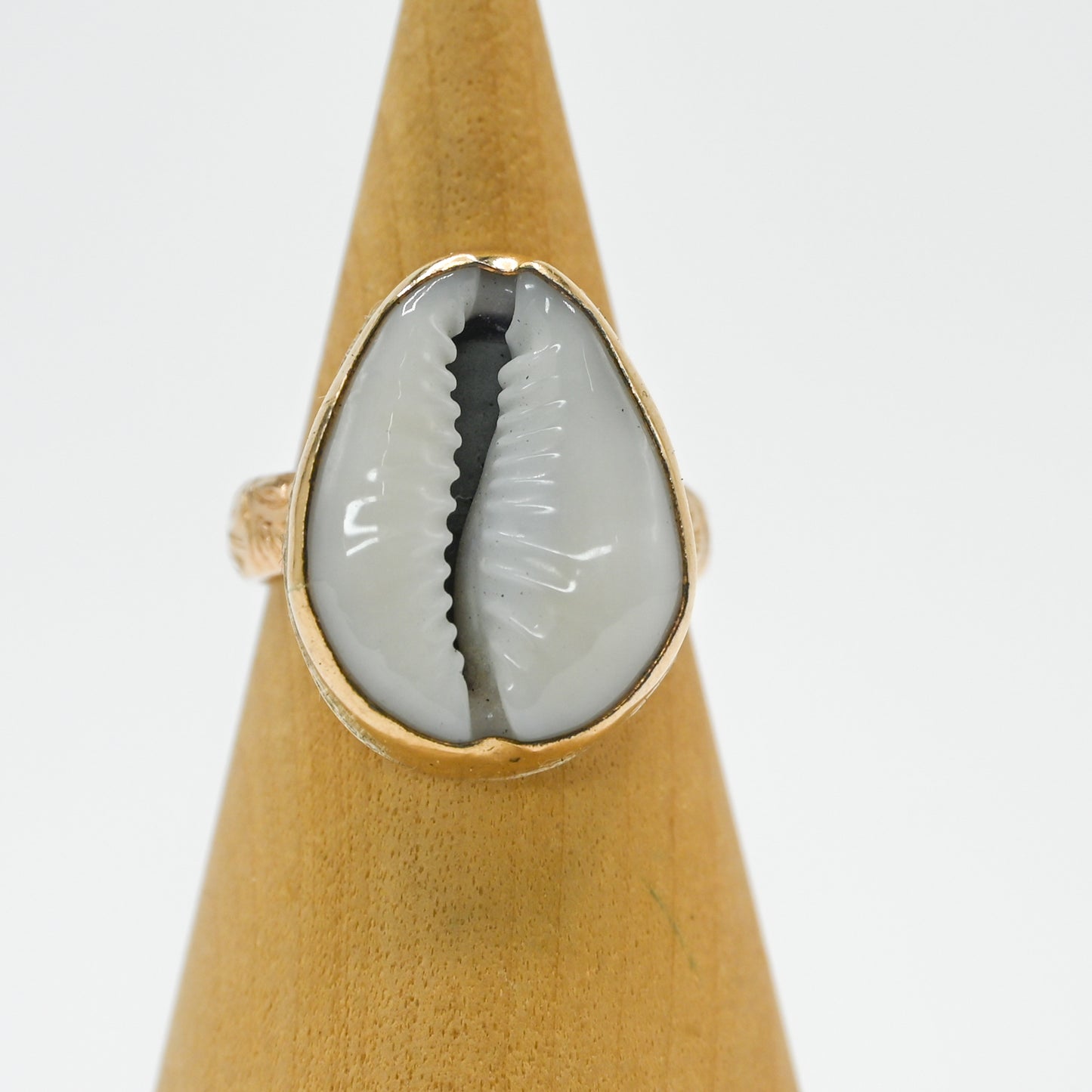 Gold fill xl cowrie size 7