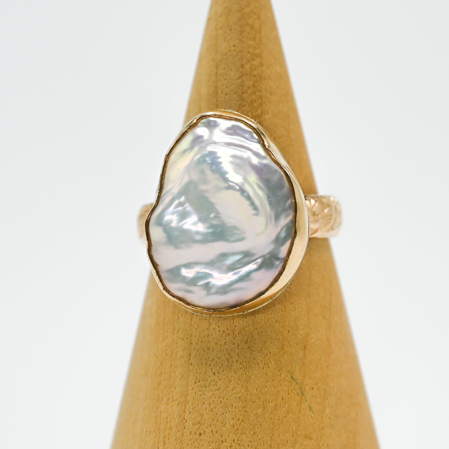 Gold fill xxl keshi pearl size 7