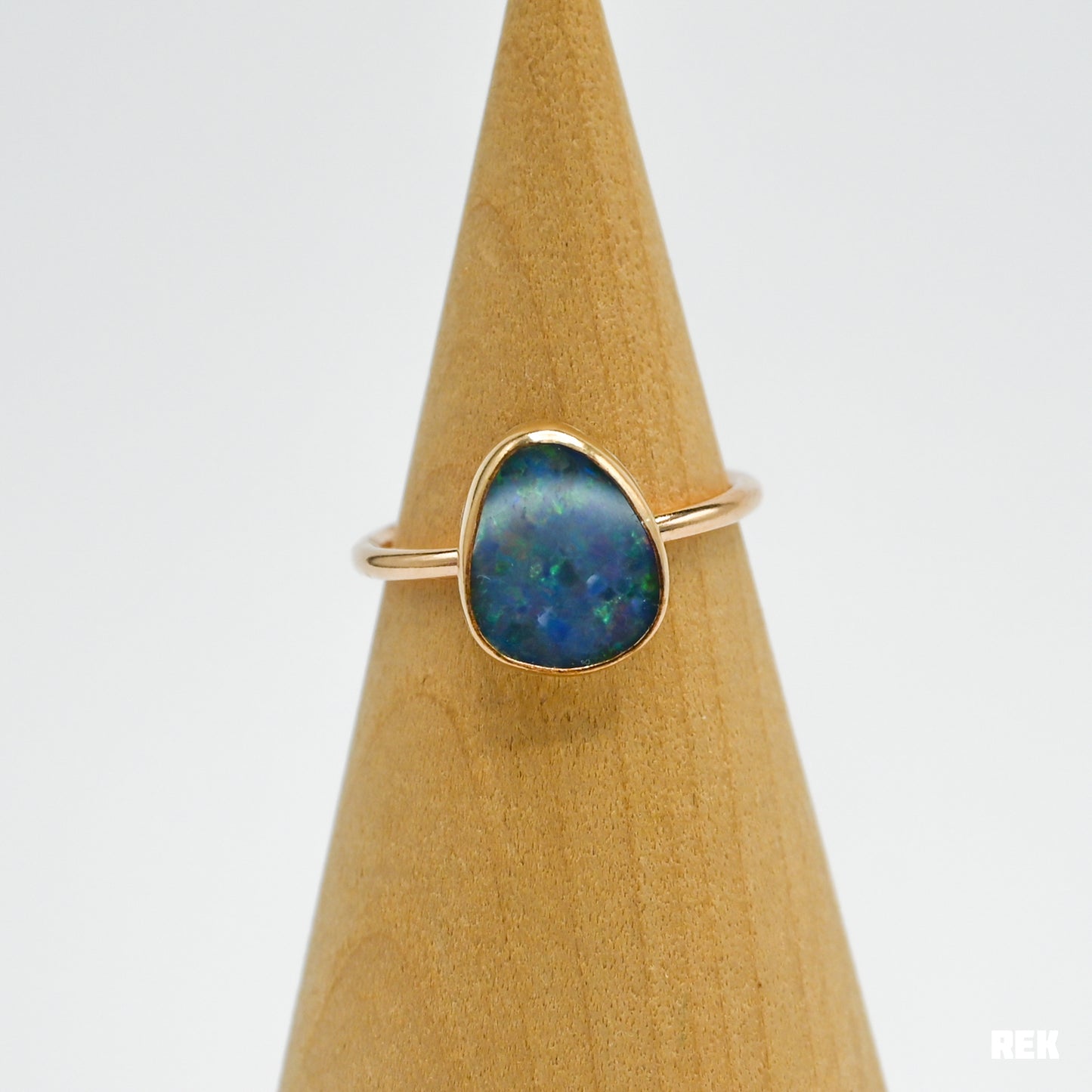 Gold fill Australian opal size 7.25