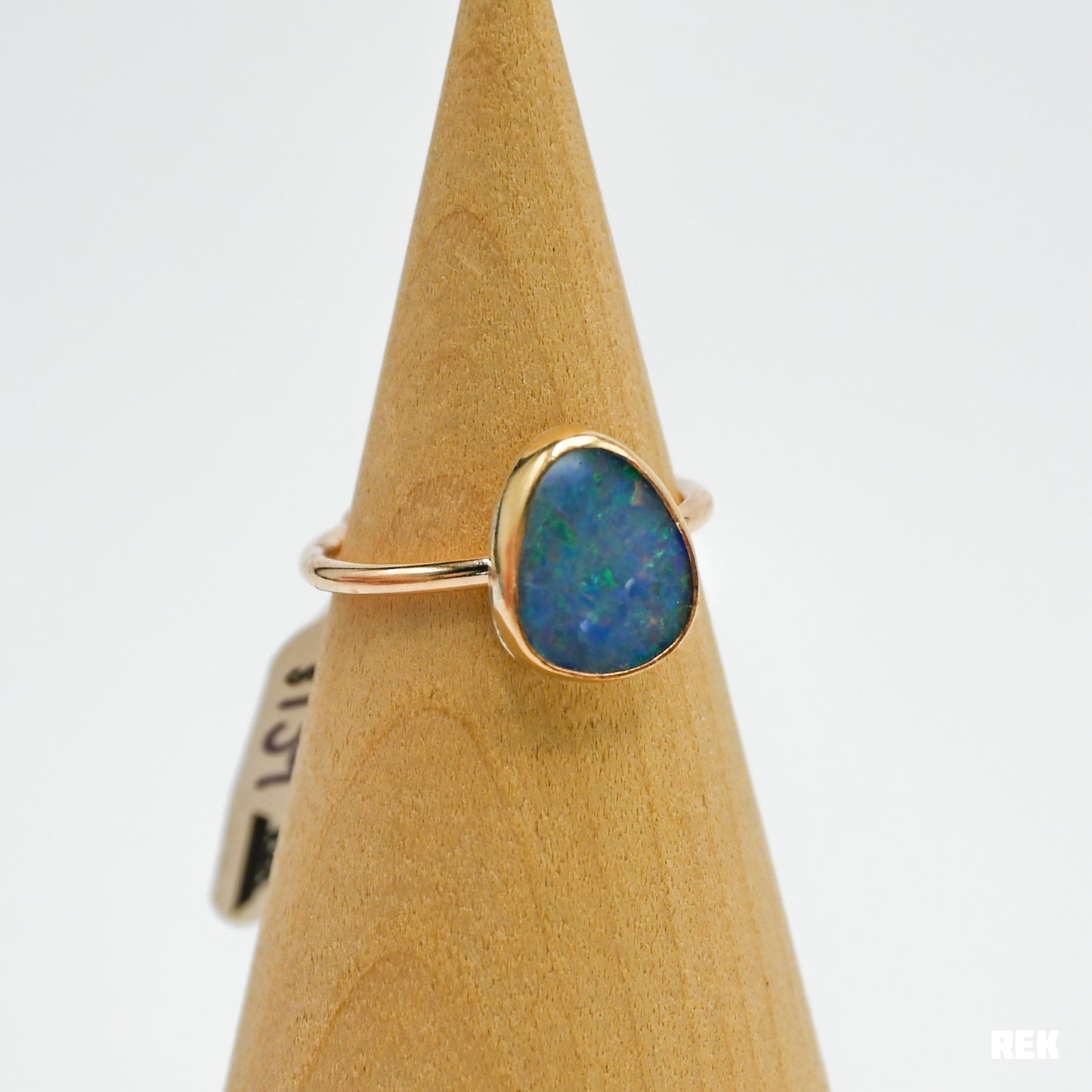 Gold fill Australian opal size 7.25