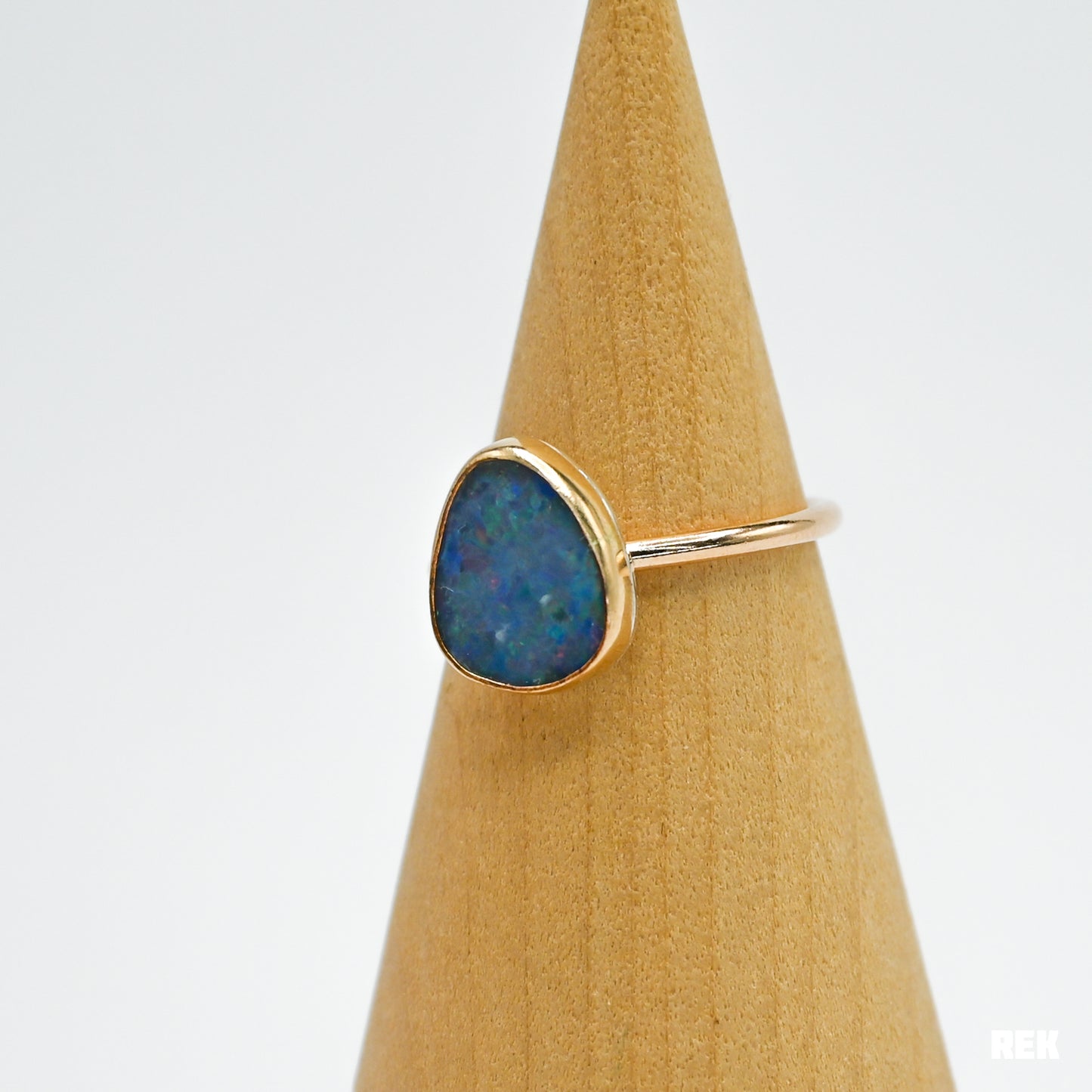 Gold fill Australian opal size 7.25