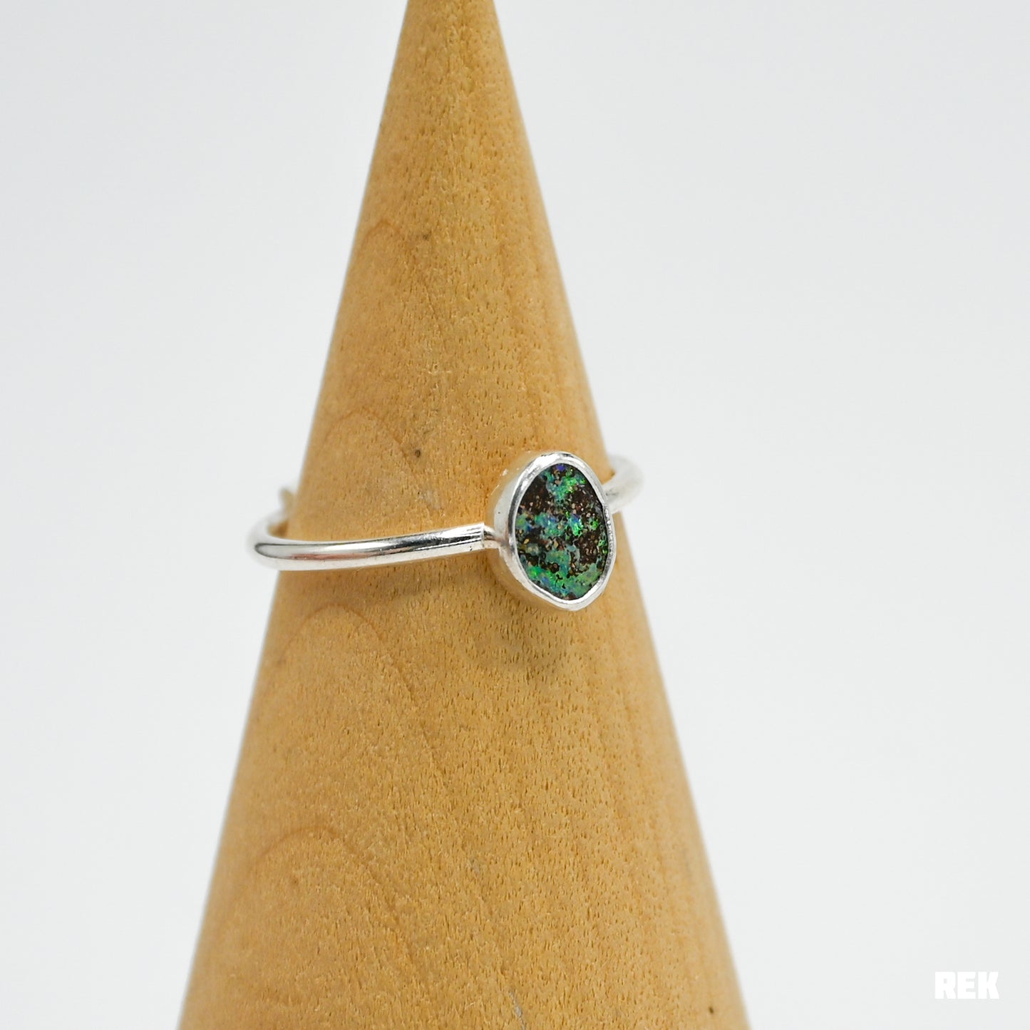 Australian boulder opal size 6.75