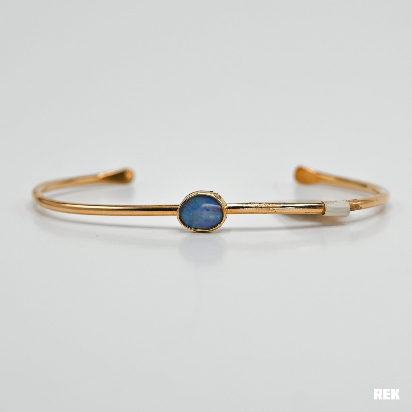 Gold fill Australian opal cuff