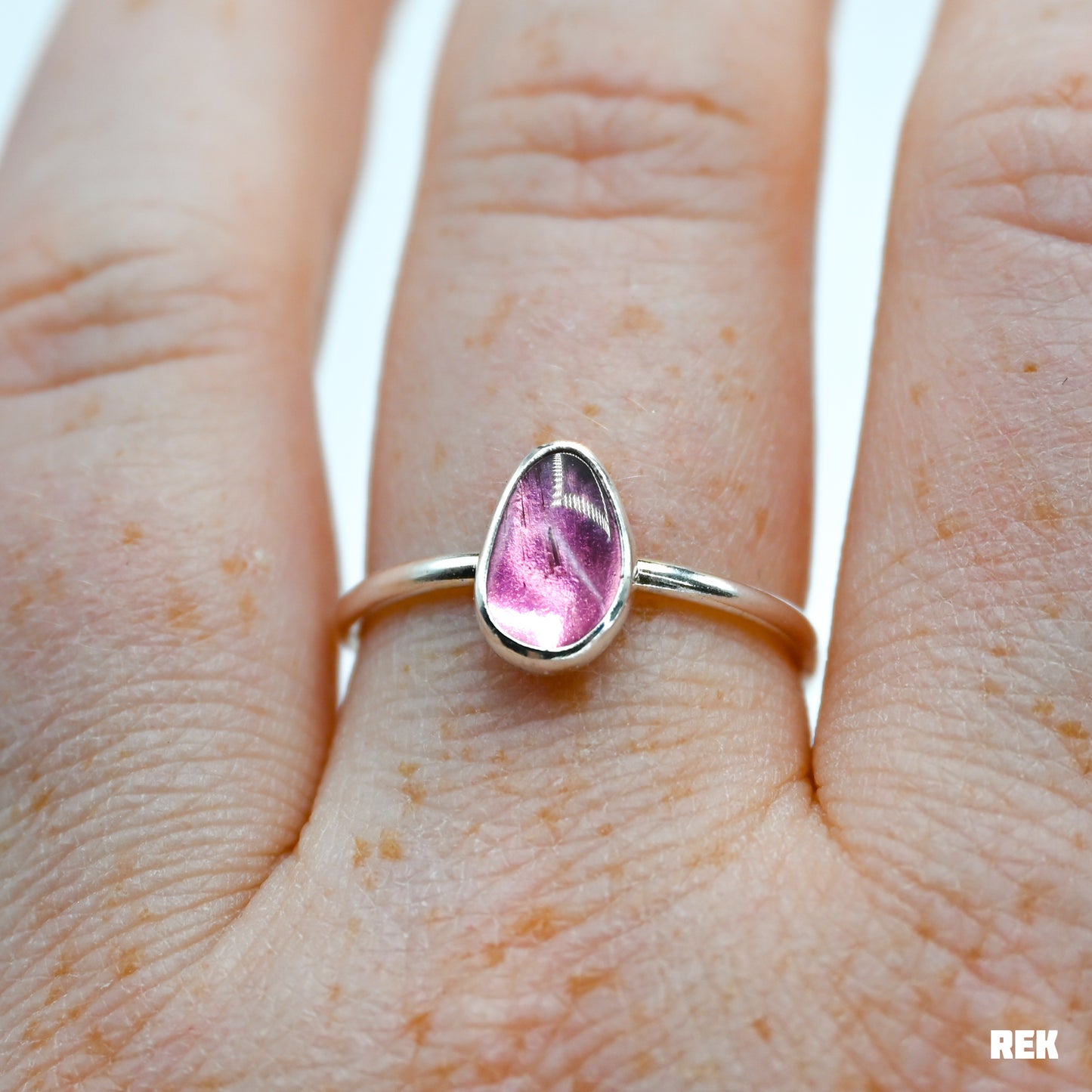 Pink tourmaline size 8.25