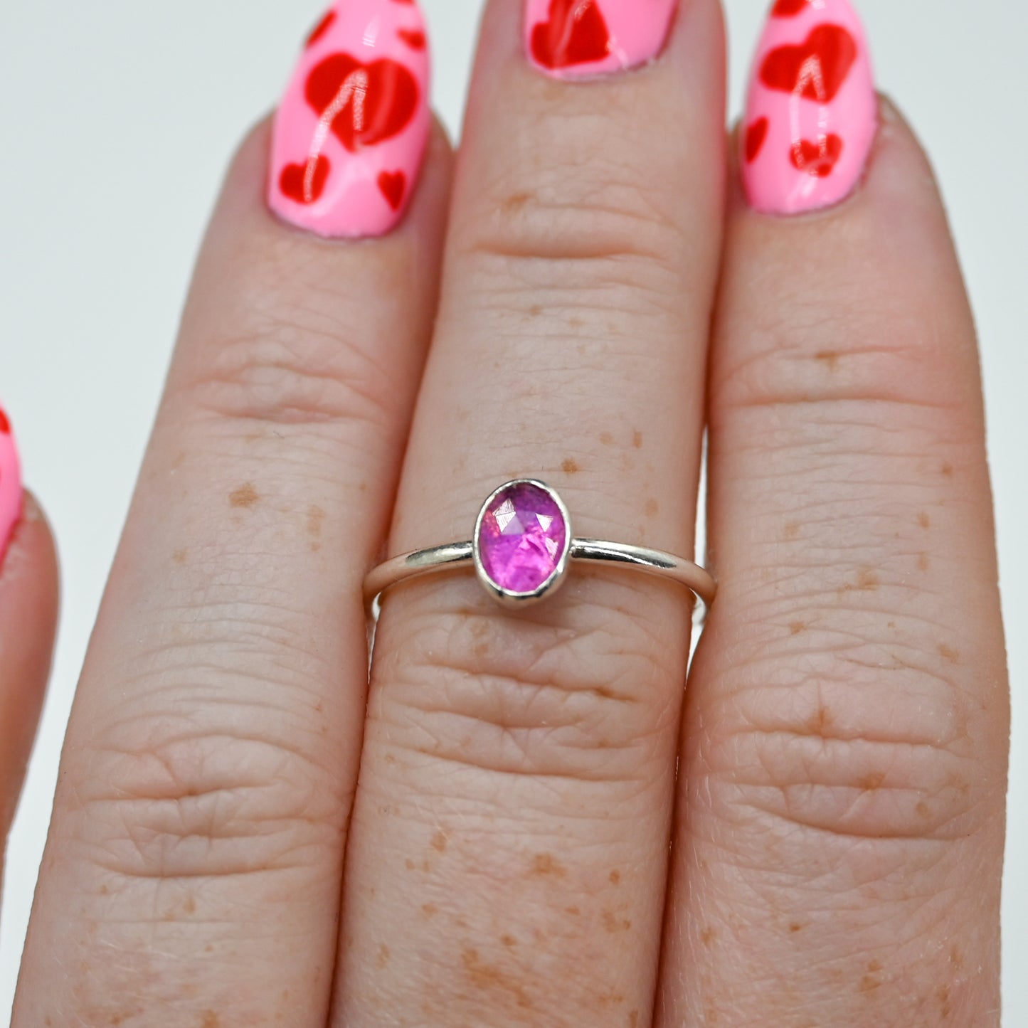 Rose cut ruby size 7