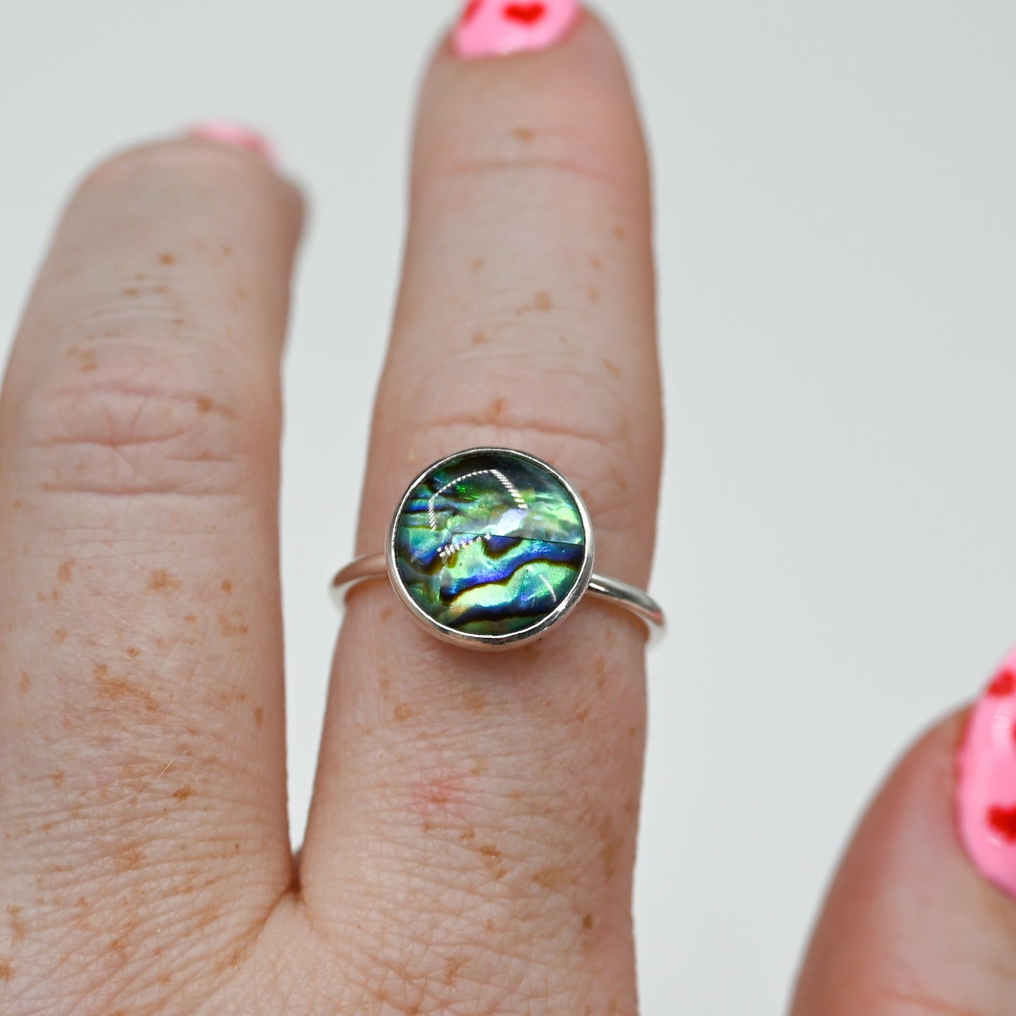 Round abalone size 8