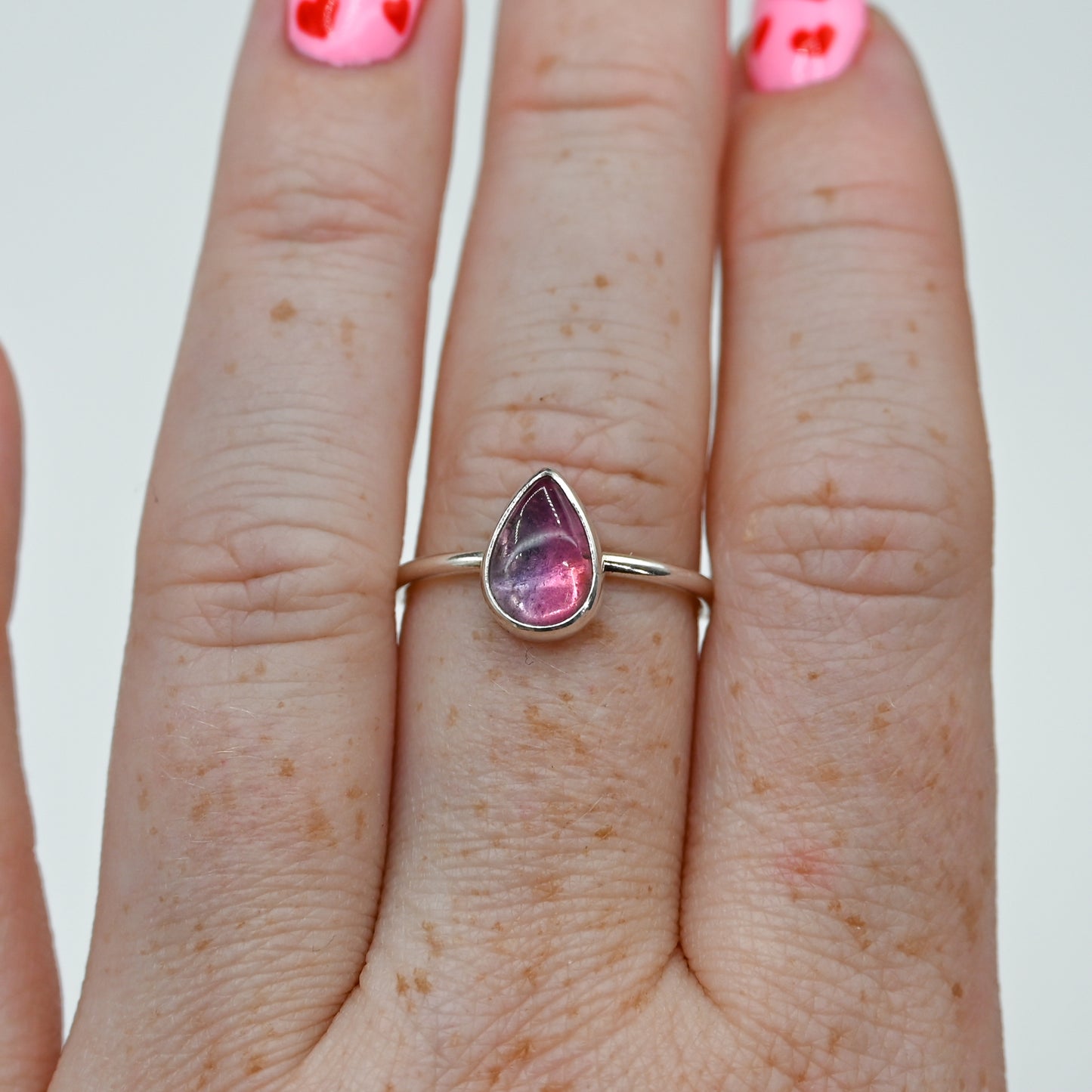 Bicolor tourmaline size 8
