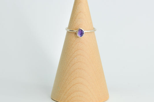 Tiny Purple Sapphire Size 7.5