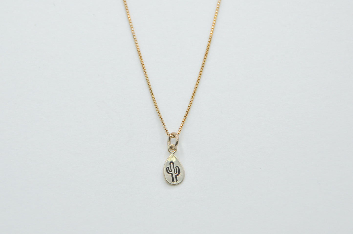 Cactus Stamp Necklace