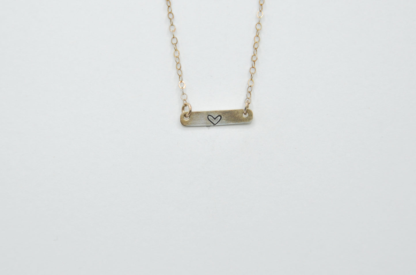 Heart Bar Necklace
