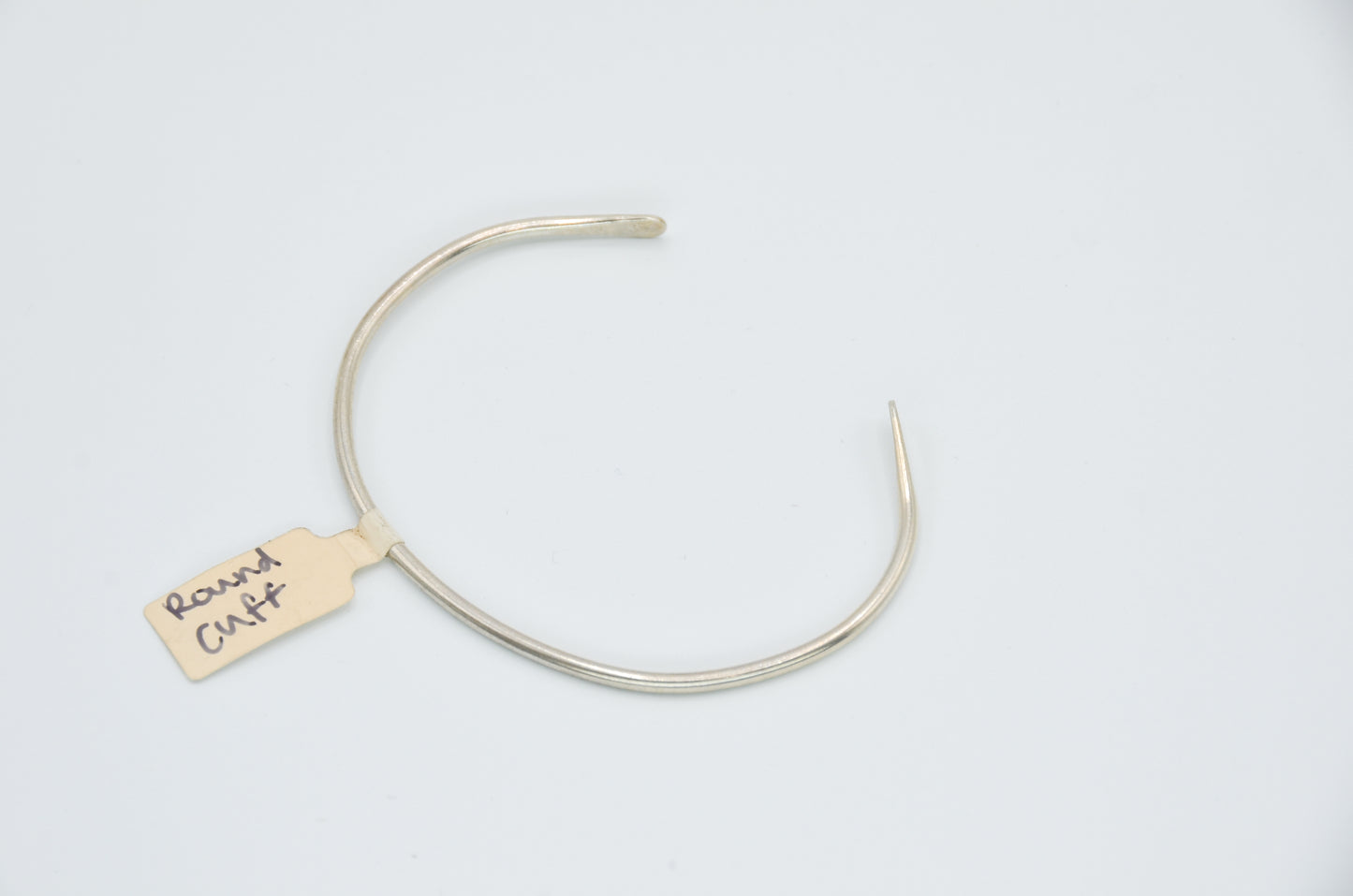 Round Wire Silver Cuff