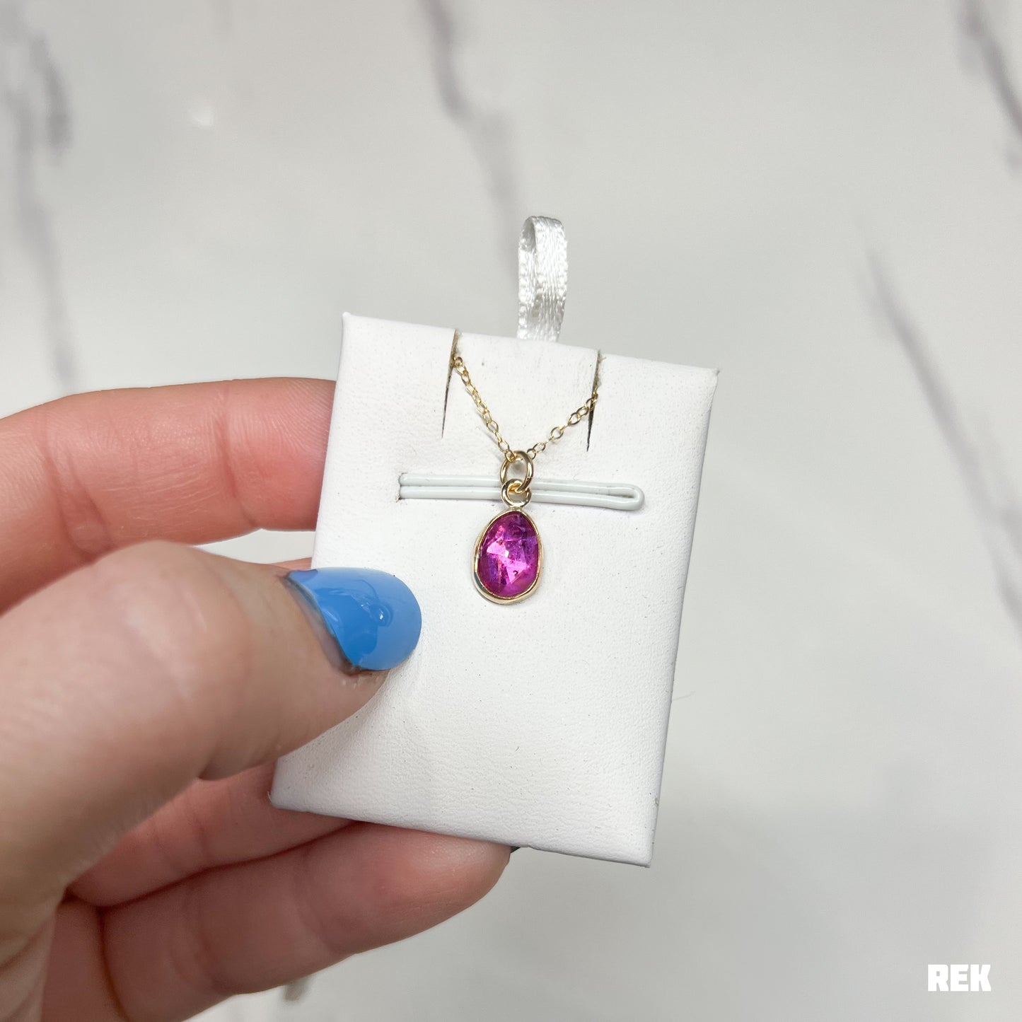 Gold fill rose cut ruby
