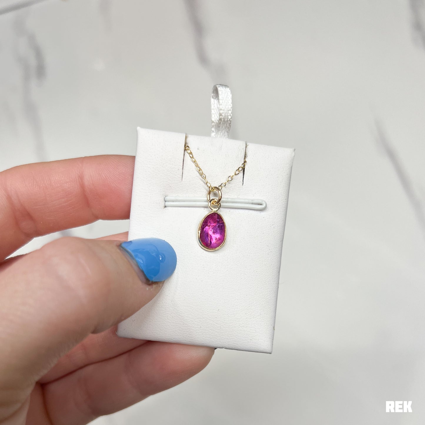 Gold fill rose cut ruby