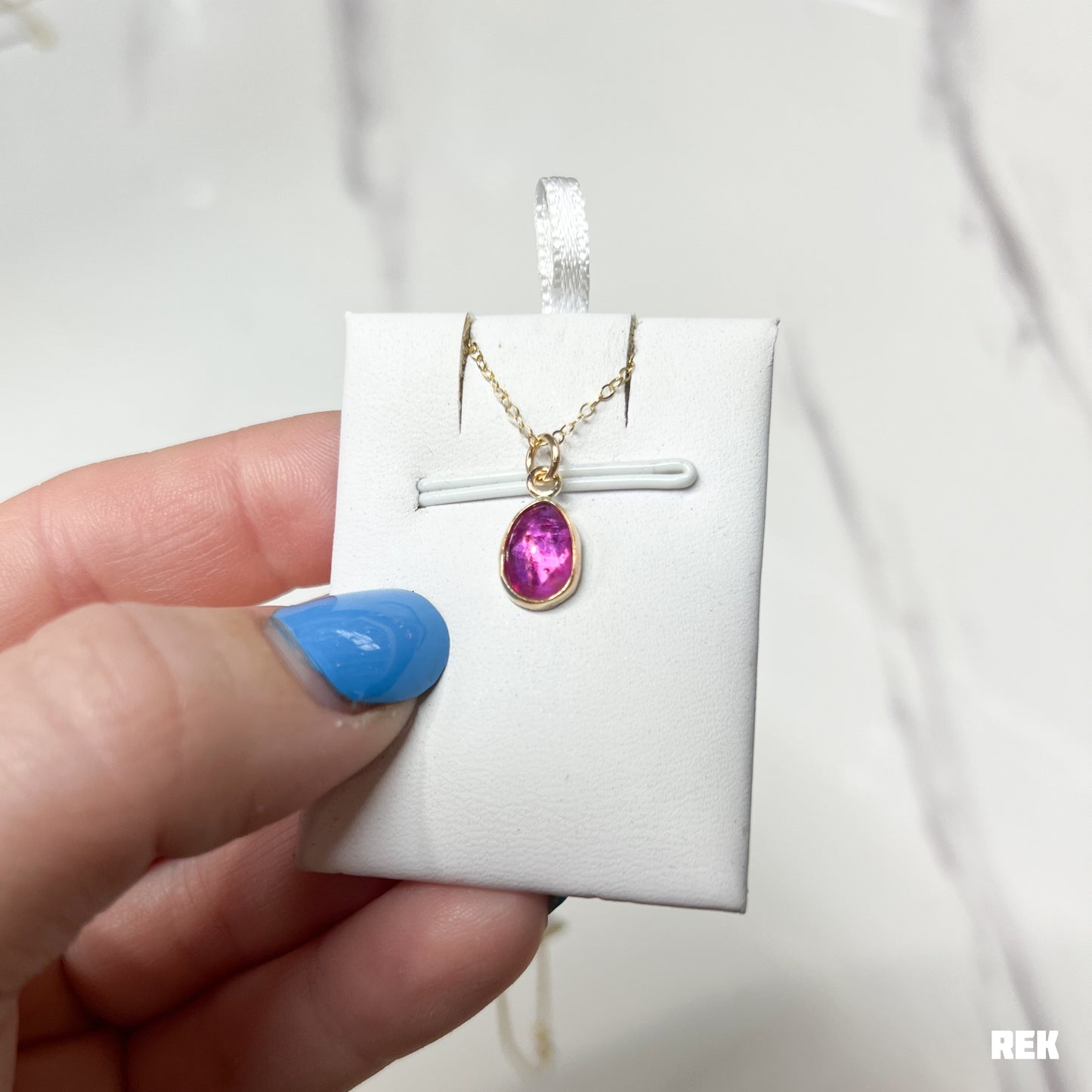 Gold fill rose cut ruby