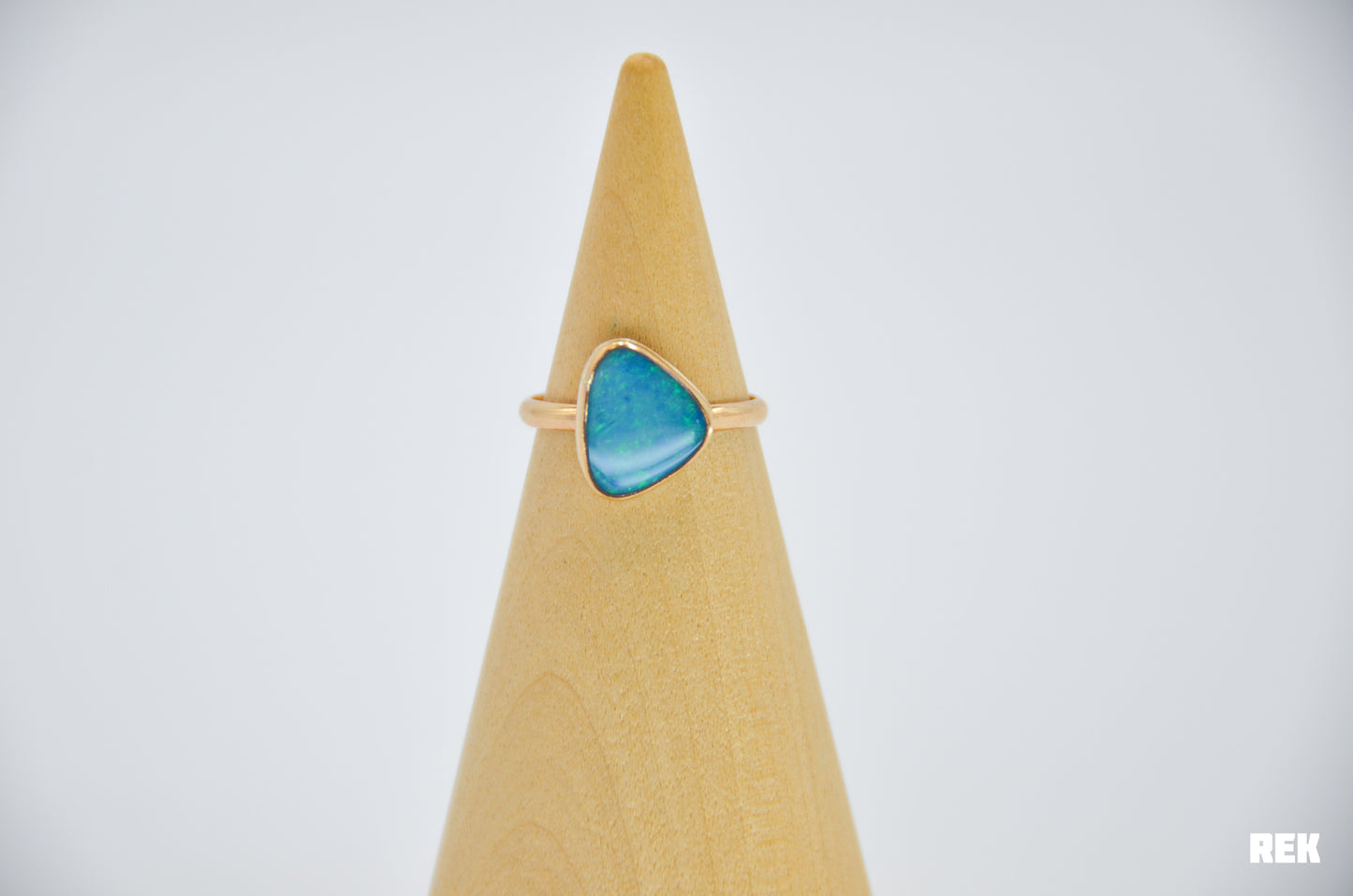 Gold Fill Australian Opal size 7