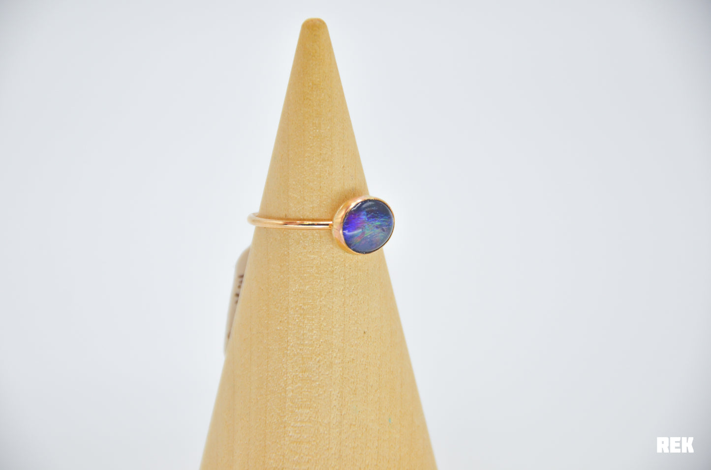 Gold Fill Australian Opal Size 7.5