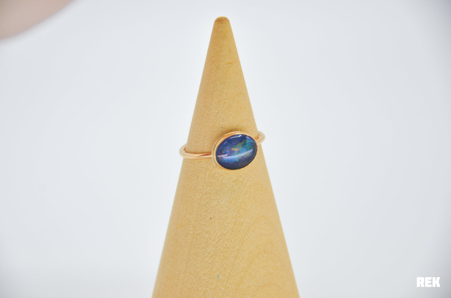 Gold Fill Australian Opal Size 7.5