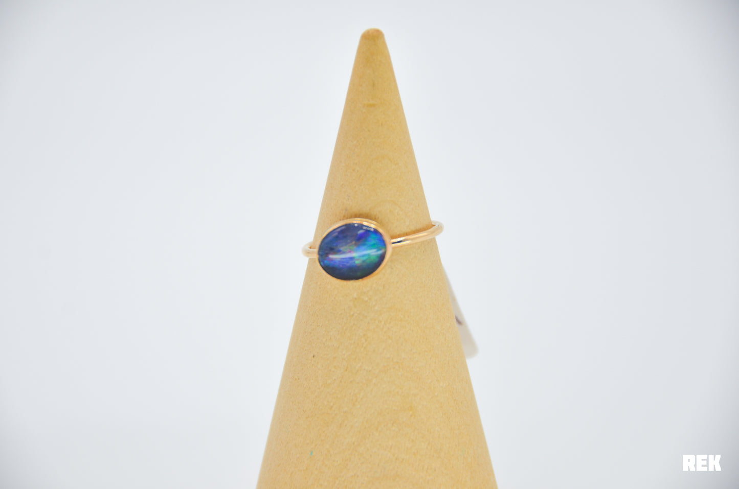 Gold Fill Australian Opal Size 7.5