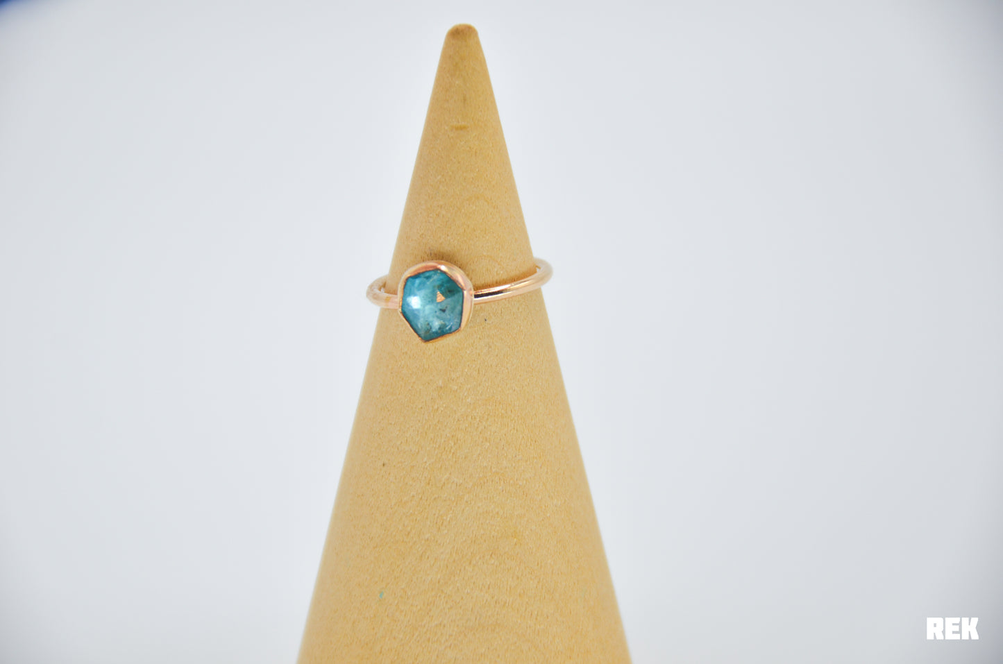 Gold Fill Rose Cut Apatite Size 6