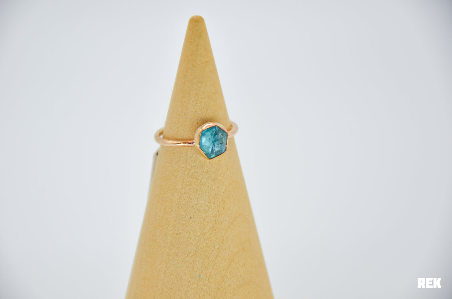 Gold Fill Rose Cut Apatite Size 6