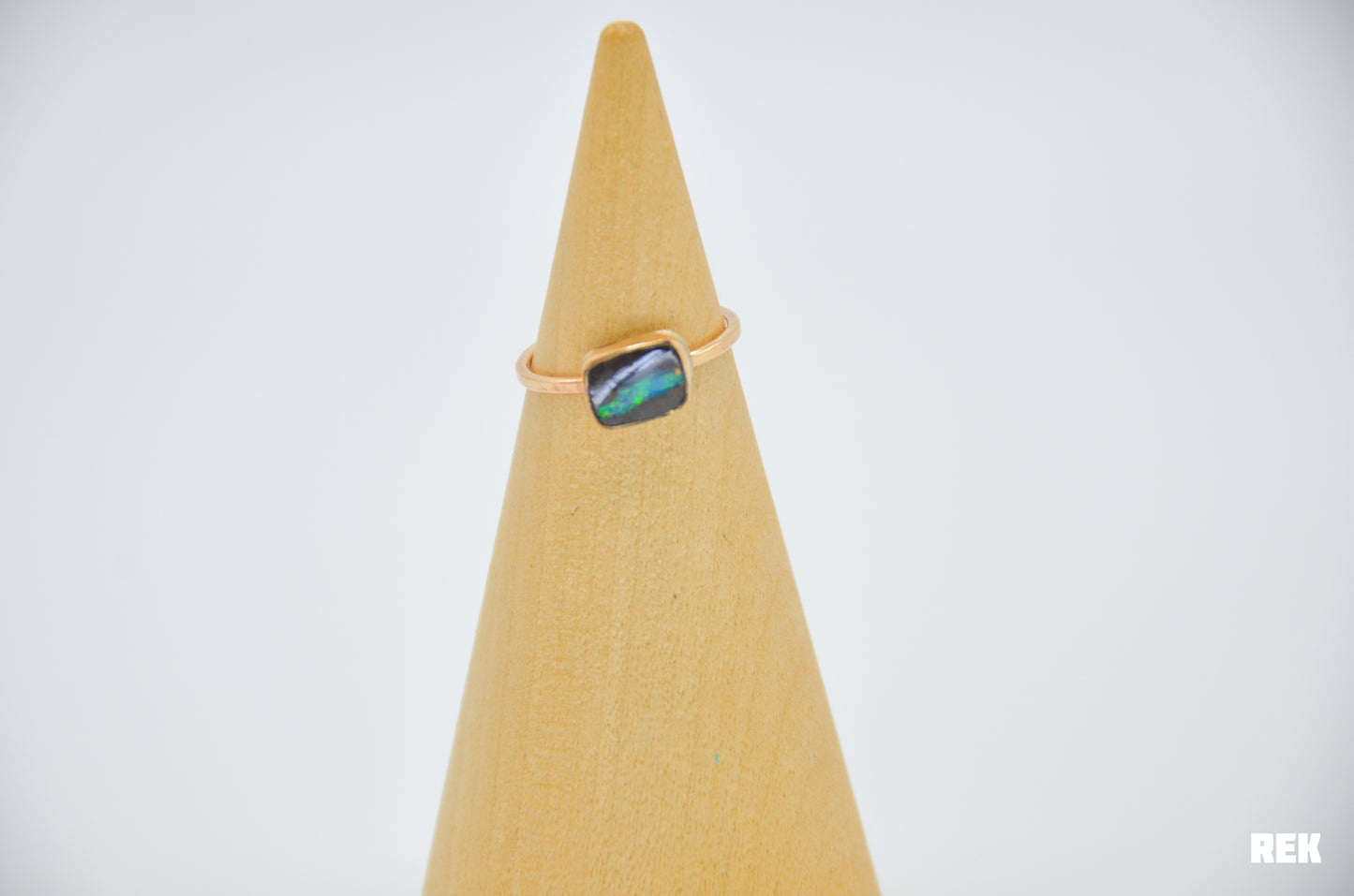Gold Fill Australian Boulder Opal Size 5.75