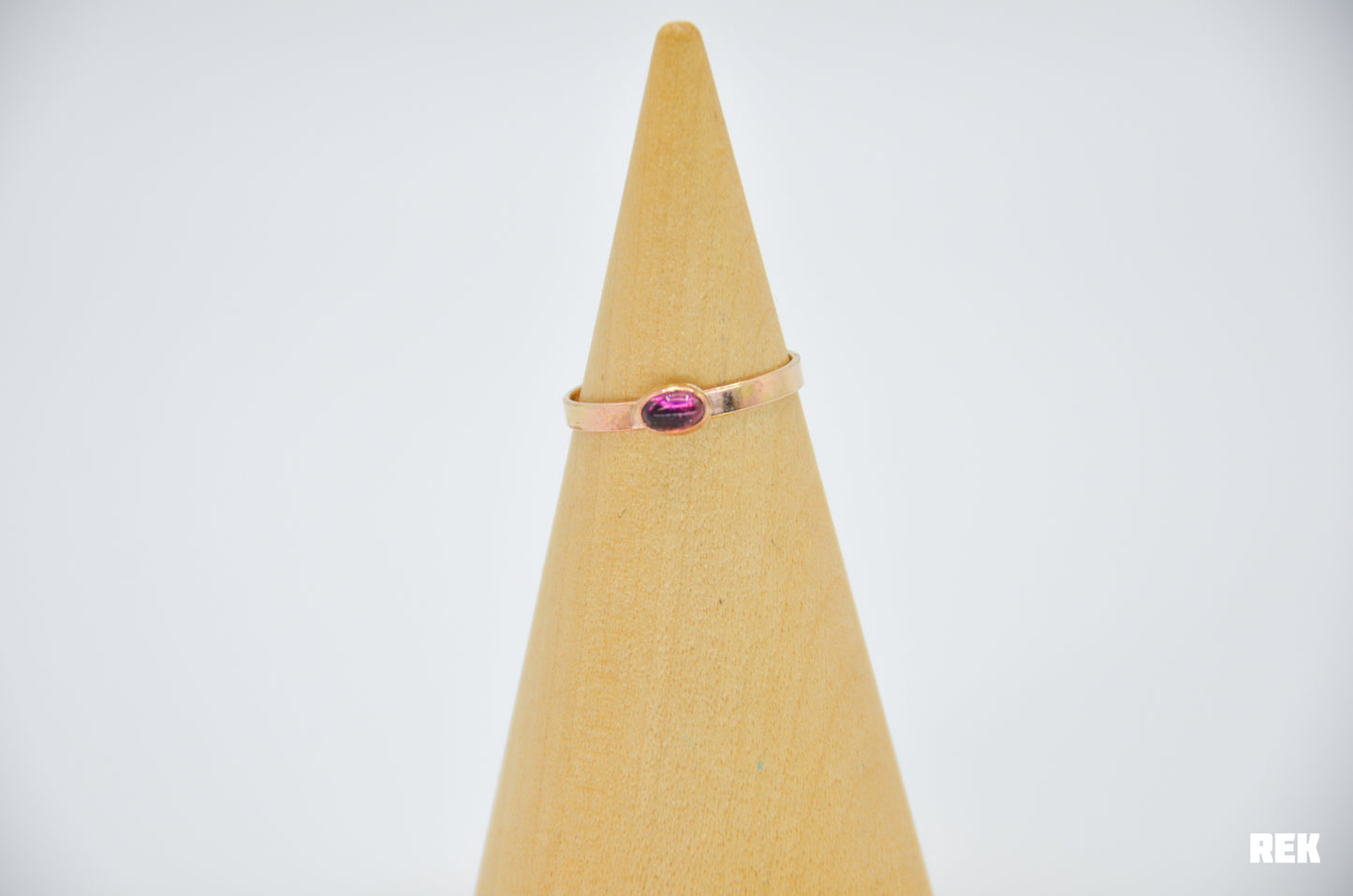 Gold Fill Pink Tourmaline Size 8