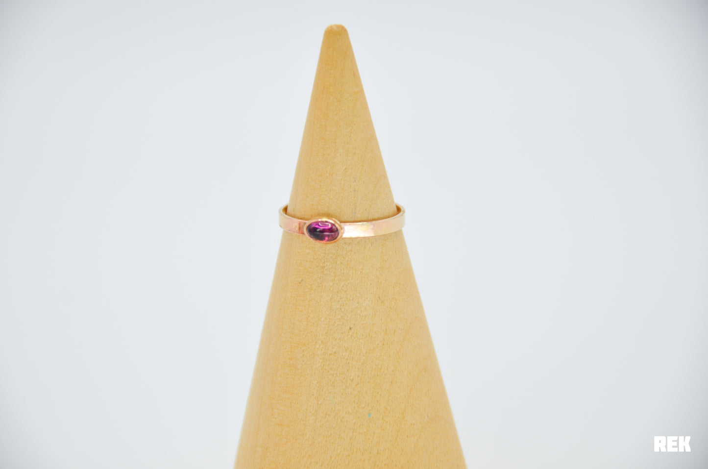 Gold Fill Pink Tourmaline Size 8