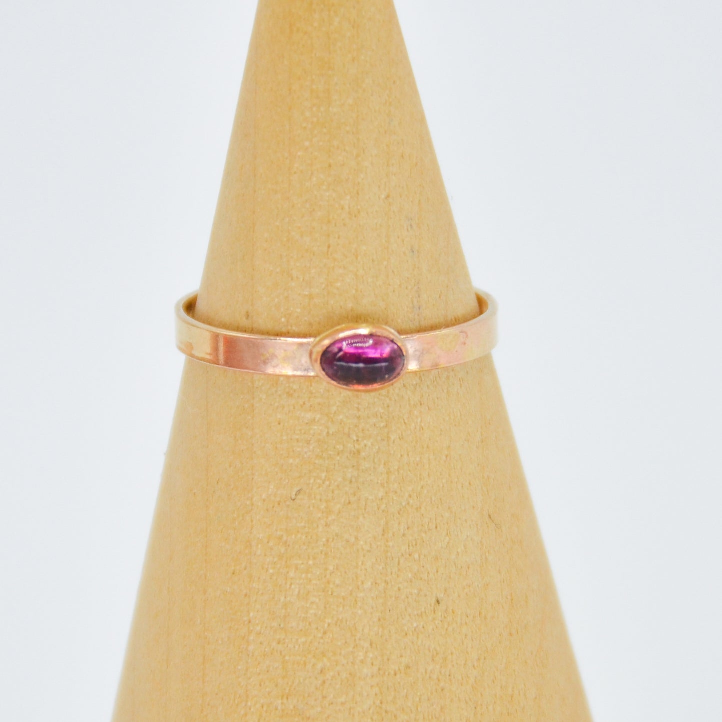 Gold Fill Pink Tourmaline Size 8